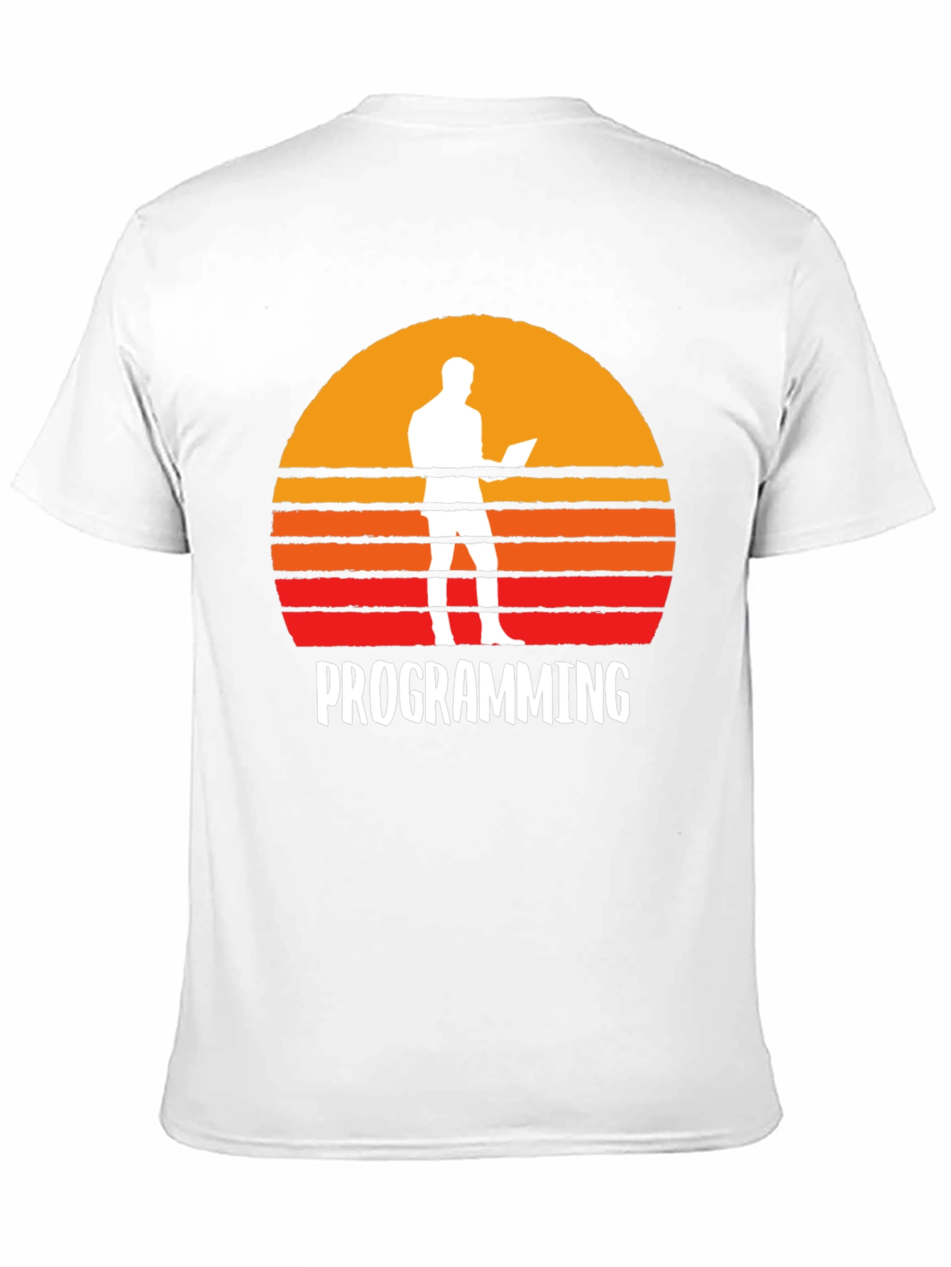 Programming Sunset Graphic T-Shirt - Coder Gift