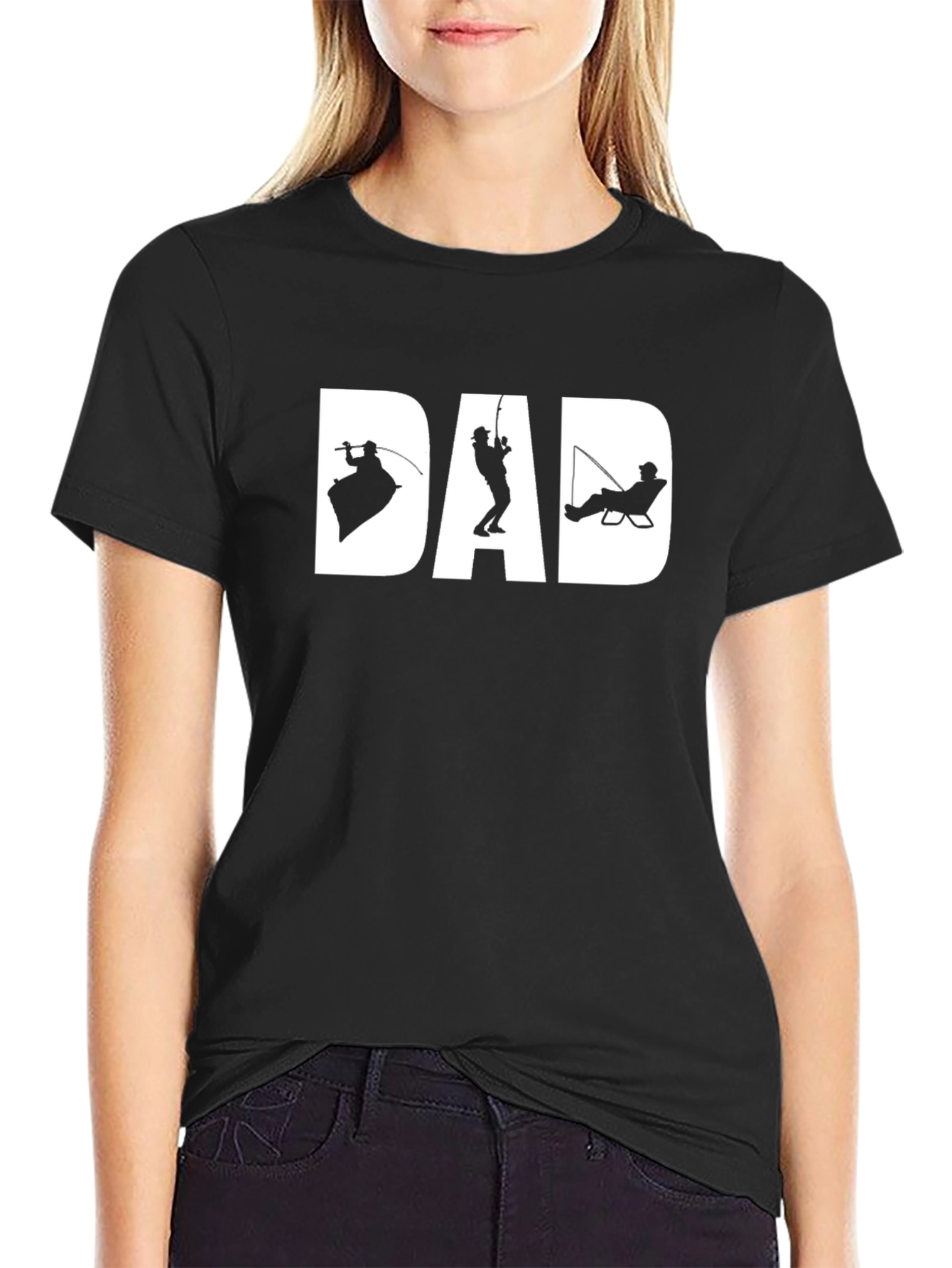 Dad Fishing Graphic T-Shirt