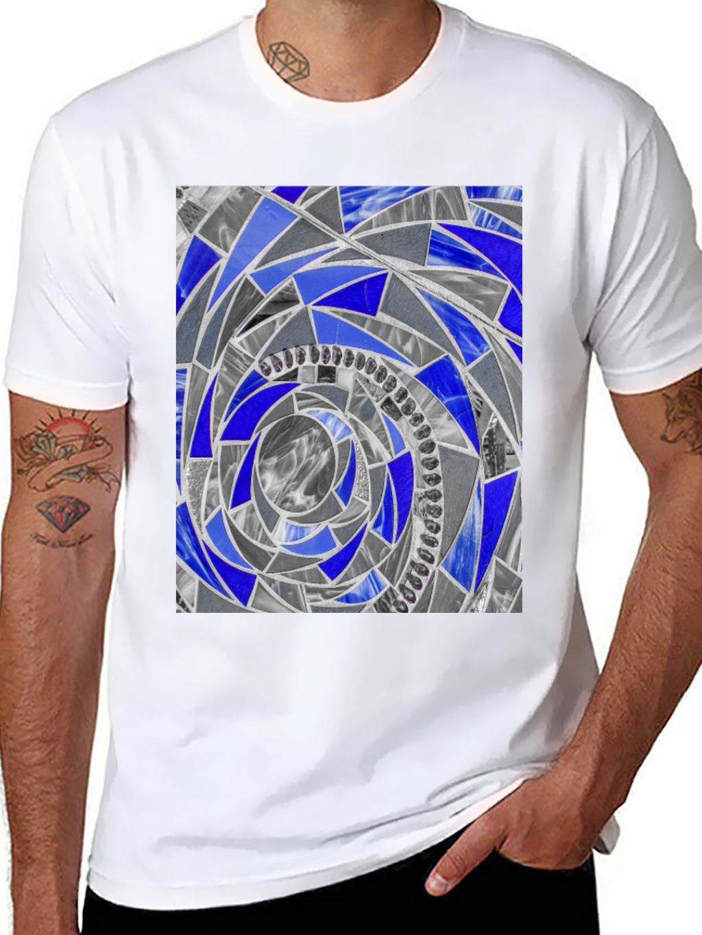 Geometric Mosaic T-Shirt