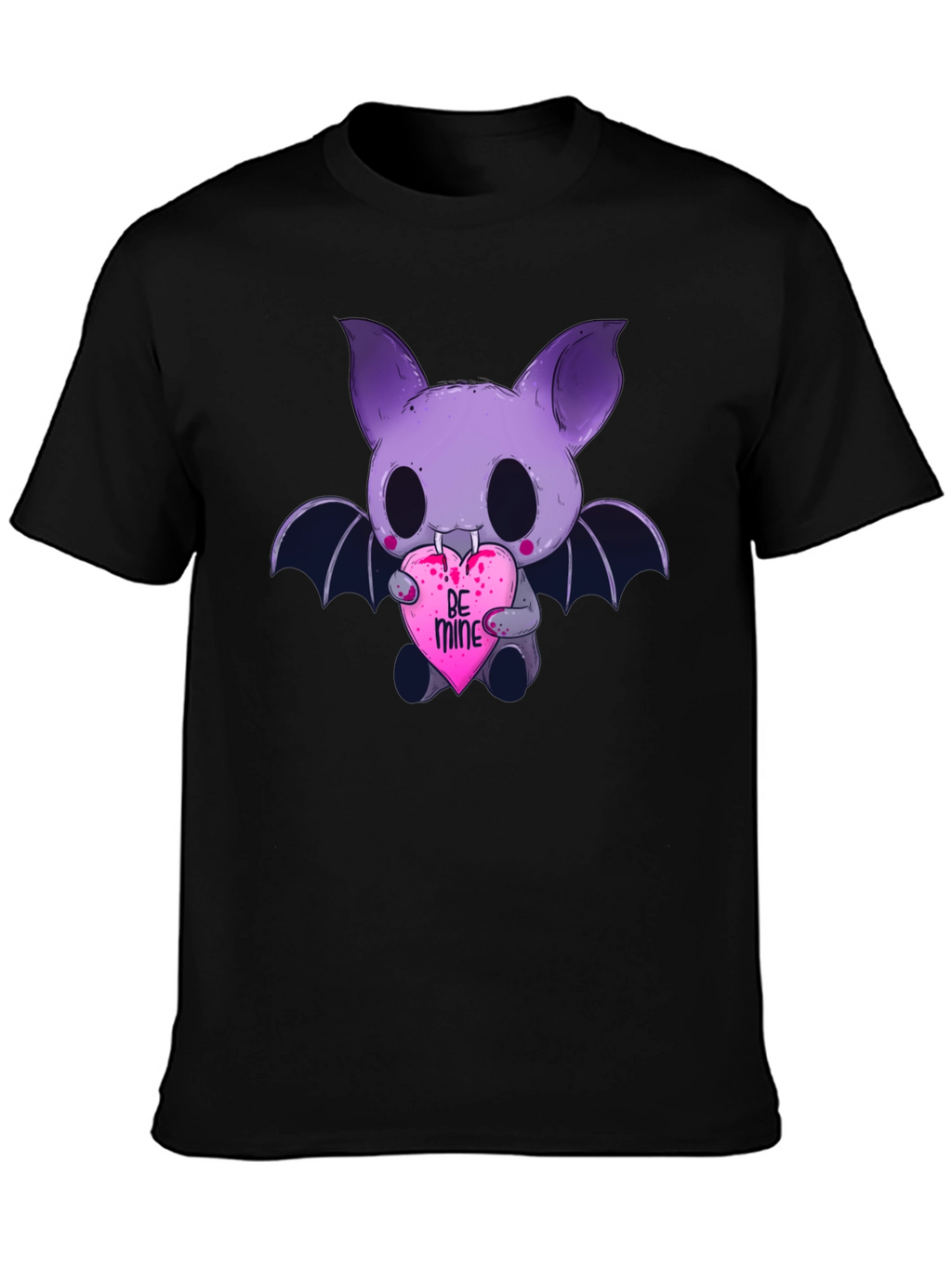 Cute Bat Be Mine Graphic T-Shirt