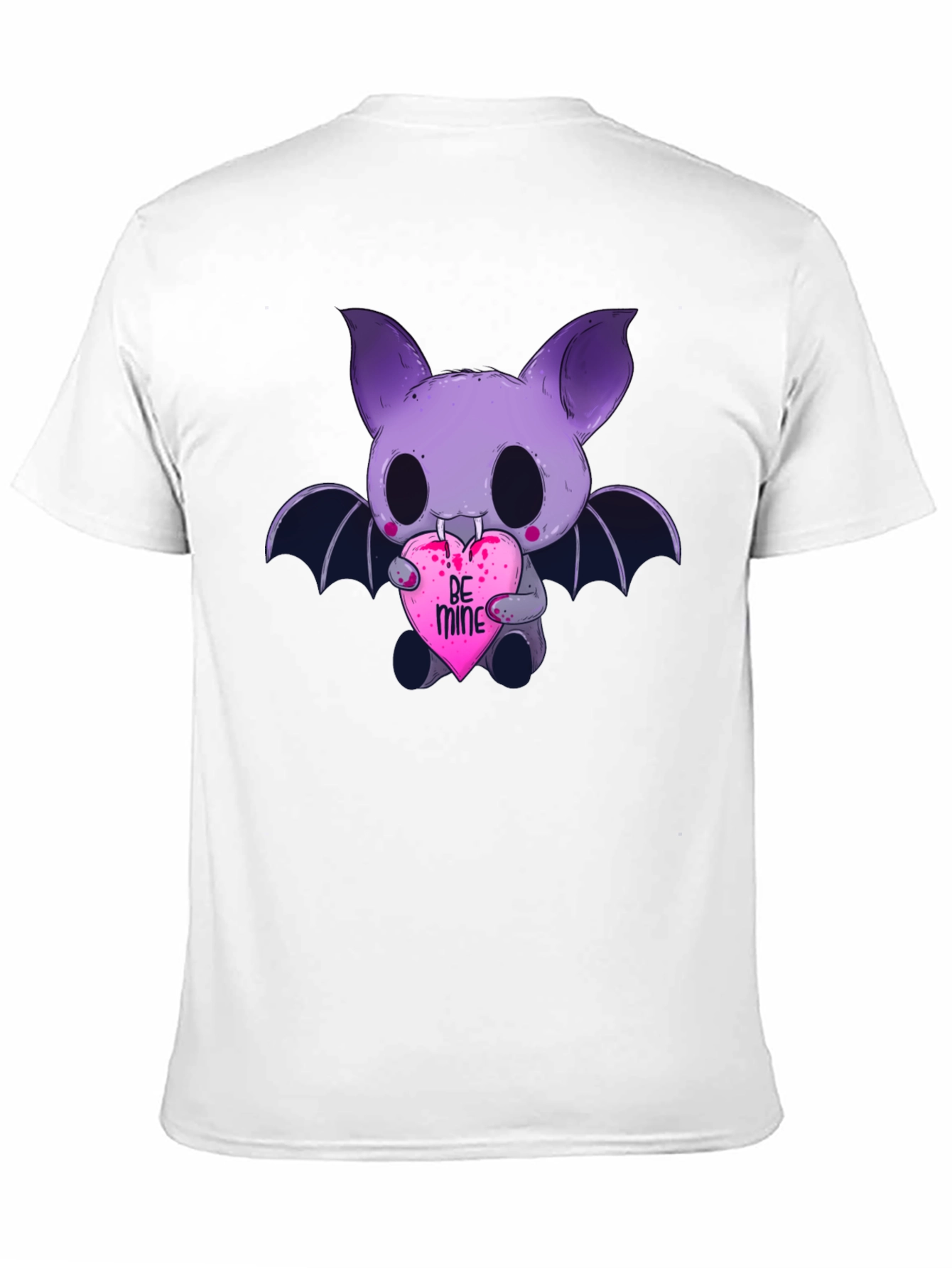 Cute Bat Be Mine Graphic T-Shirt