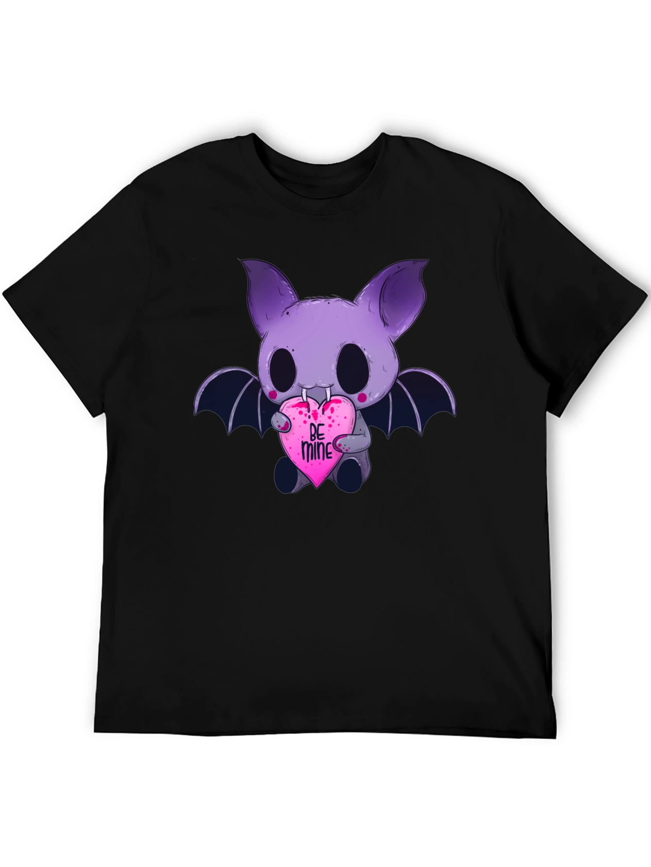 Cute Bat Be Mine Graphic T-Shirt