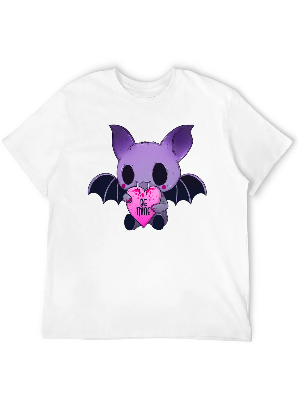 Cute Bat Be Mine Graphic T-Shirt