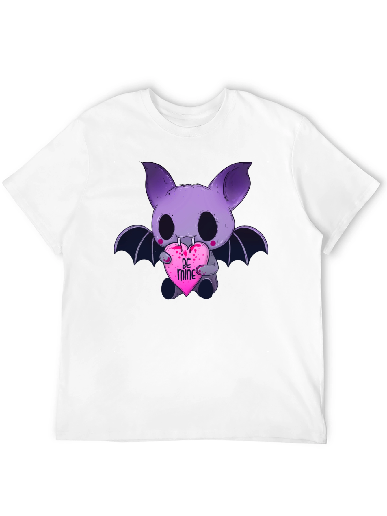 Cute Bat Be Mine Graphic T-Shirt
