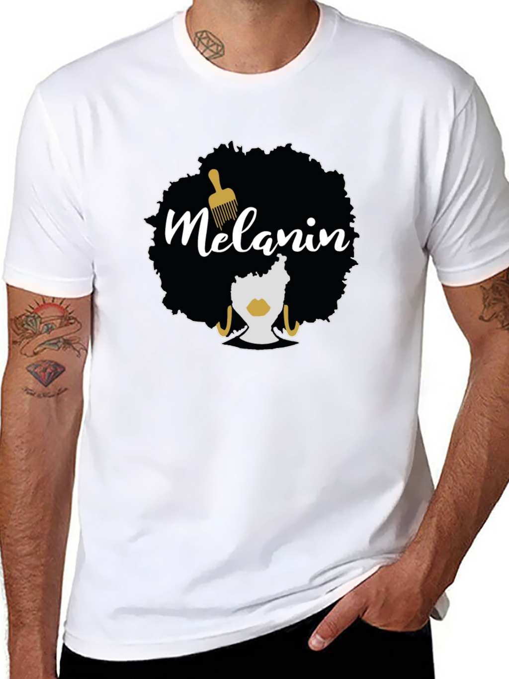 Melanin Afro Black Pride T-Shirt