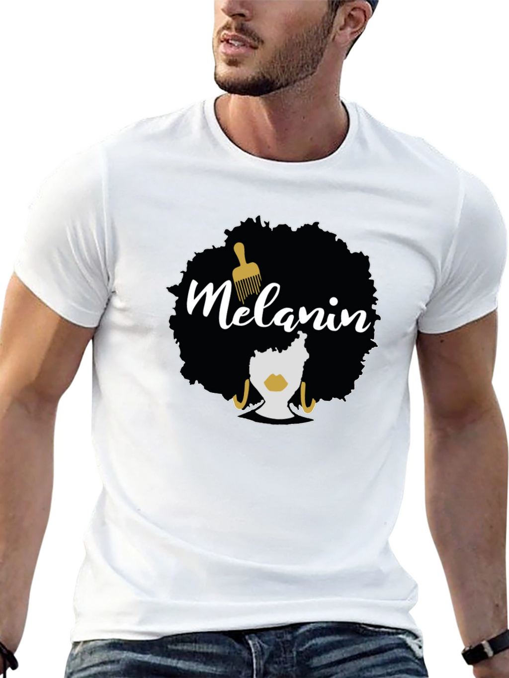 Melanin Afro Black Pride T-Shirt
