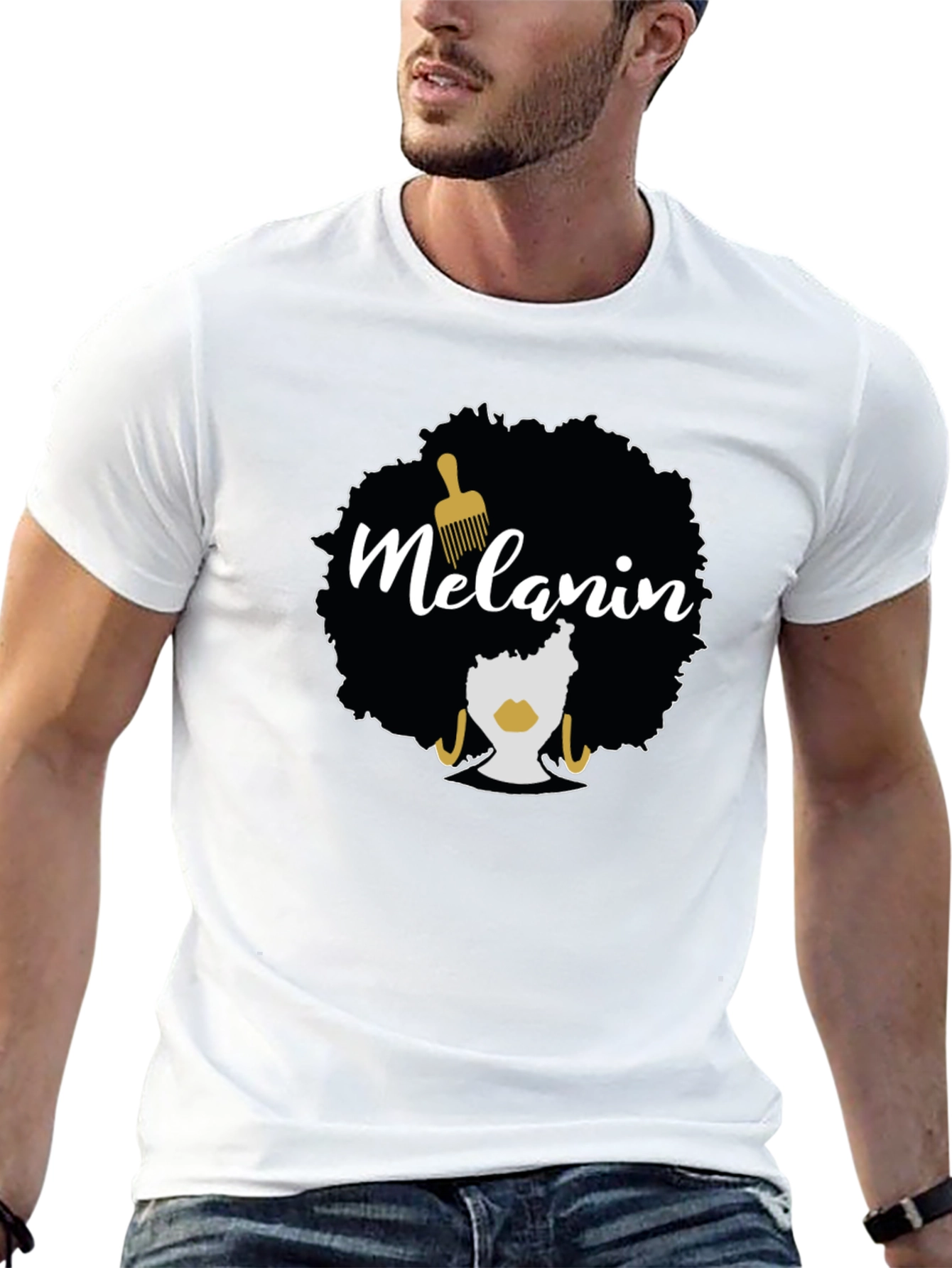 Melanin Afro Black Pride T-Shirt
