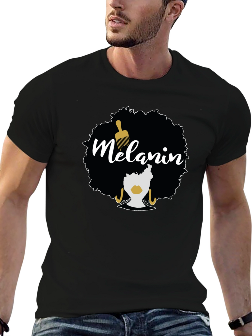 Melanin Afro Black Pride T-Shirt