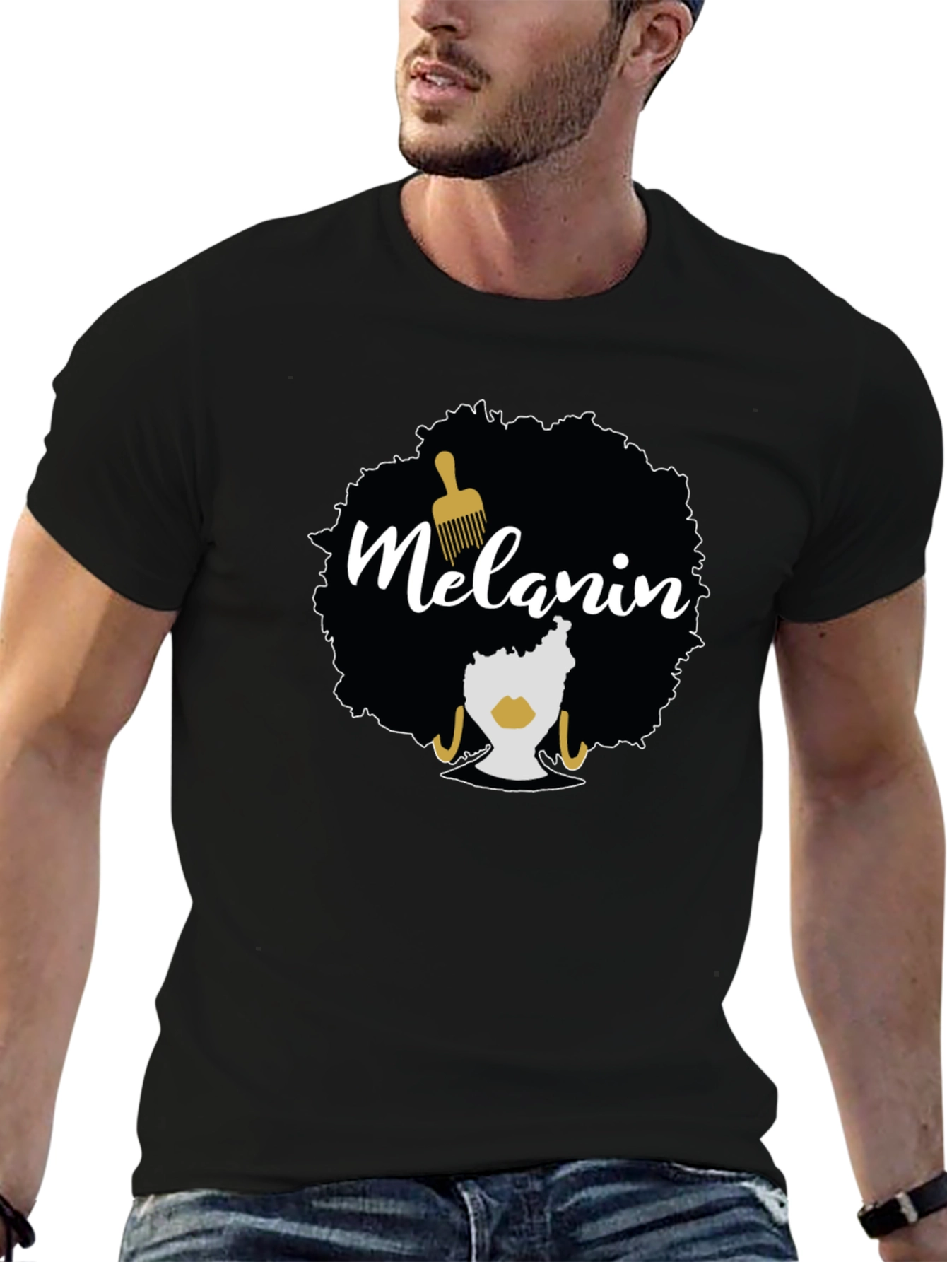 Melanin Afro Black Pride T-Shirt