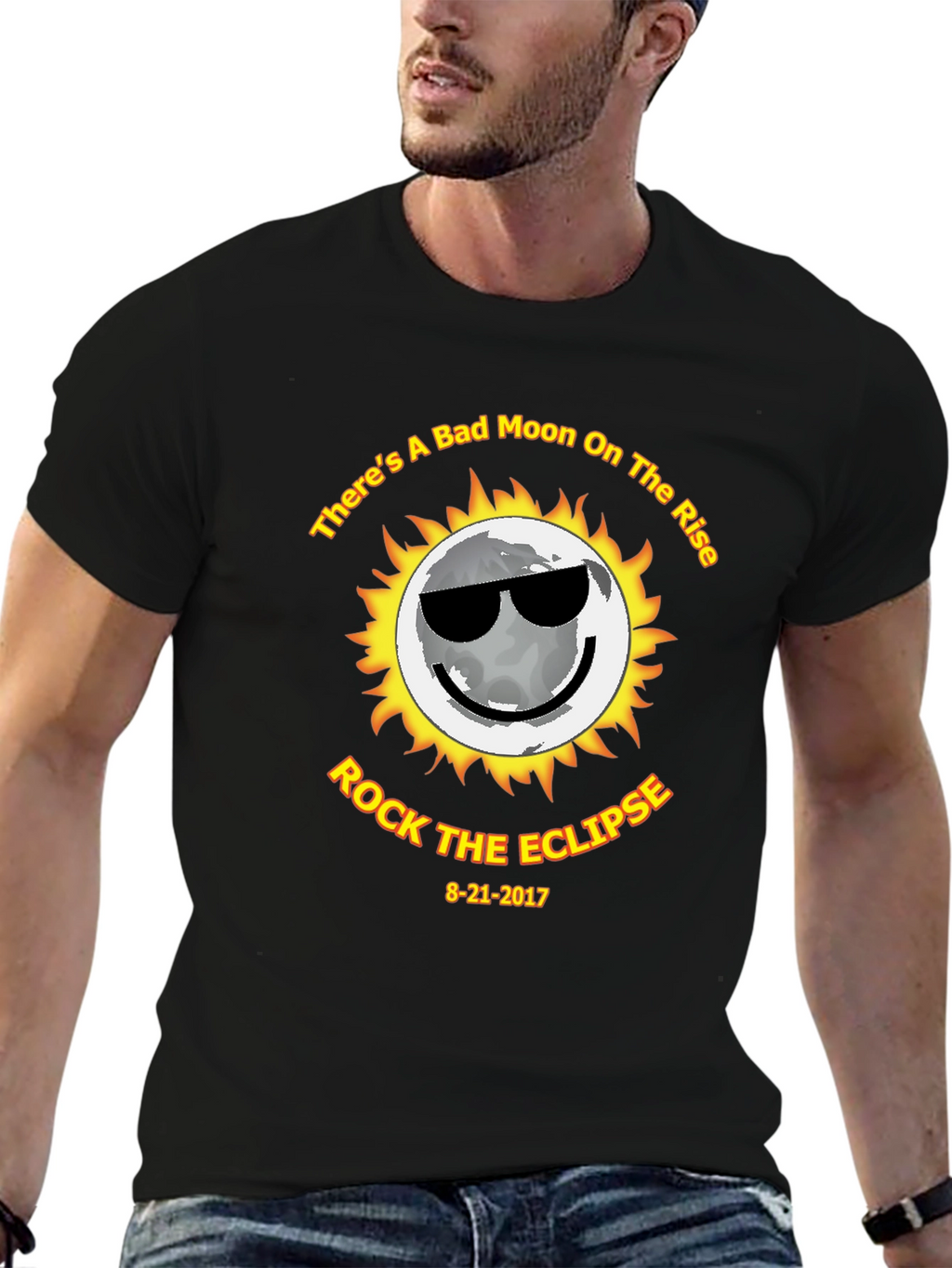 Bad Moon Eclipse T-Shirt - Rock the Eclipse 8-21-2017