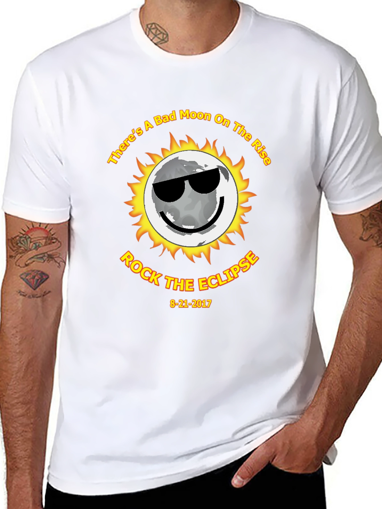 Bad Moon Eclipse T-Shirt - Rock the Eclipse 8-21-2017