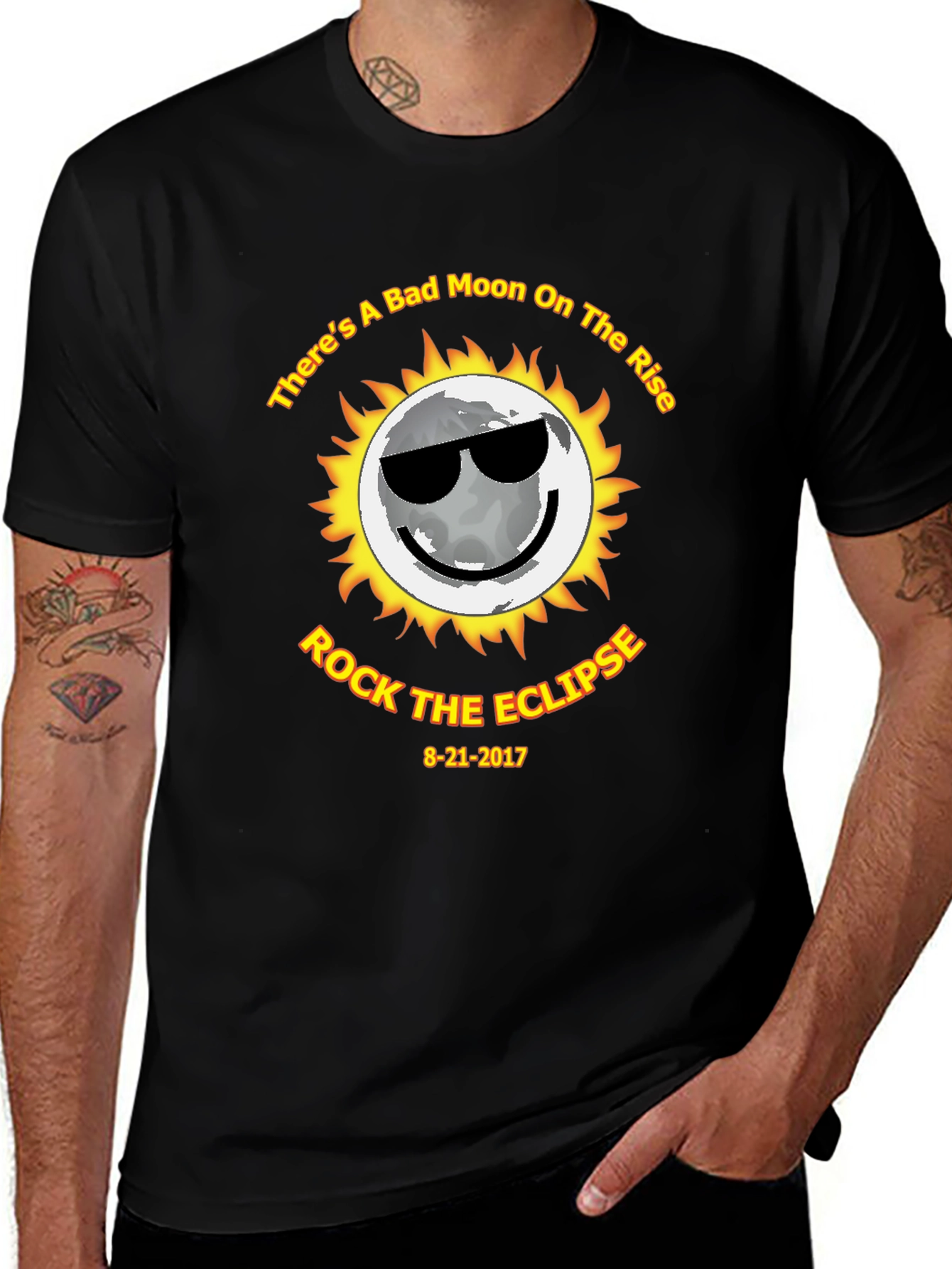 Bad Moon Eclipse T-Shirt - Rock the Eclipse 8-21-2017