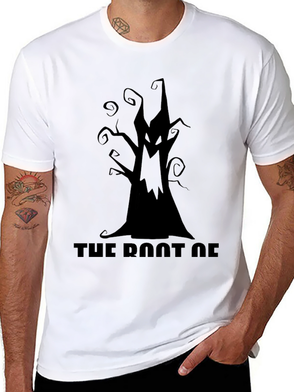 Spooky Tree Graphic T-Shirt - The Root Of...