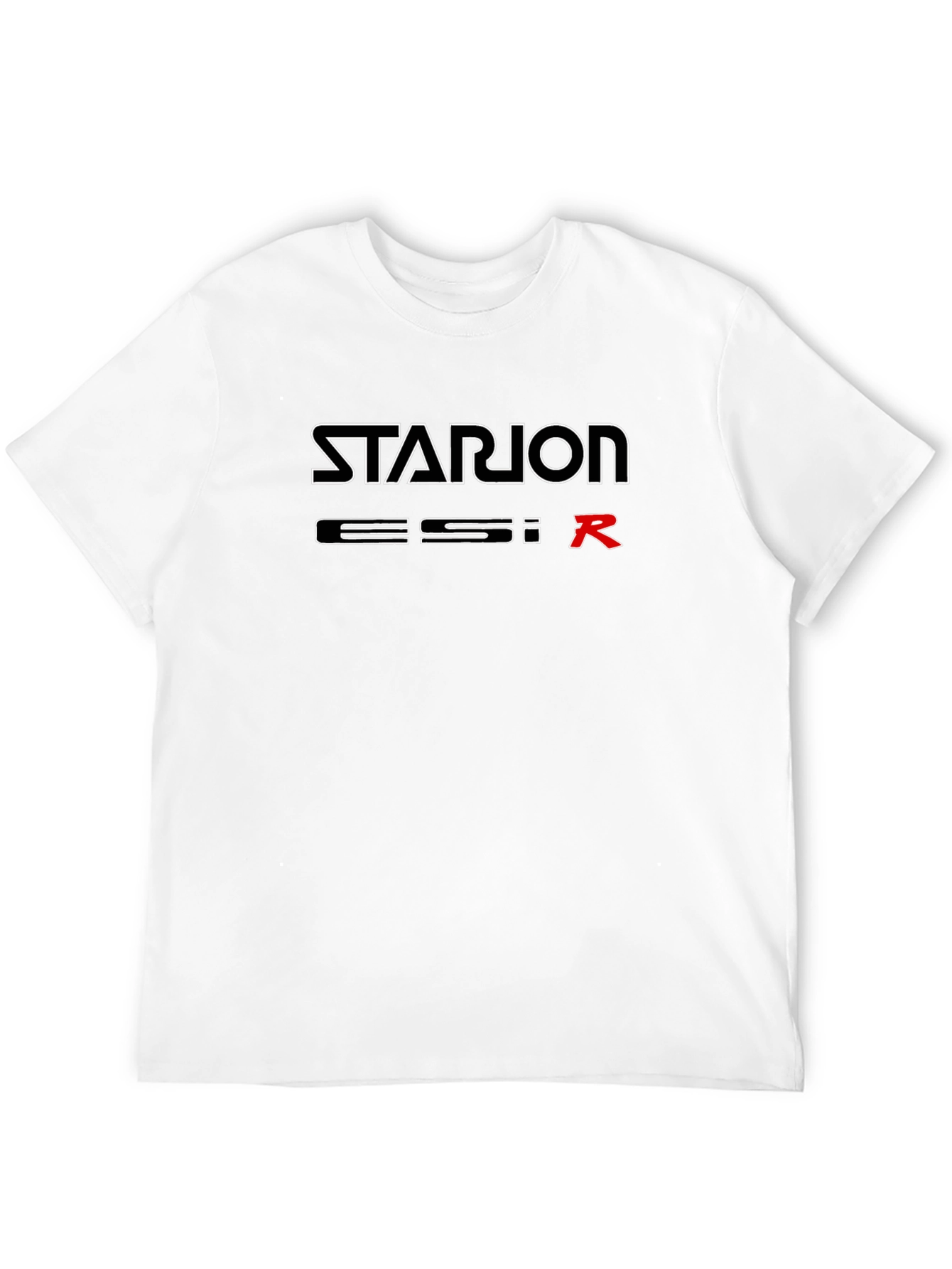 STARION ESI R T-Shirt - Black Cotton Tee