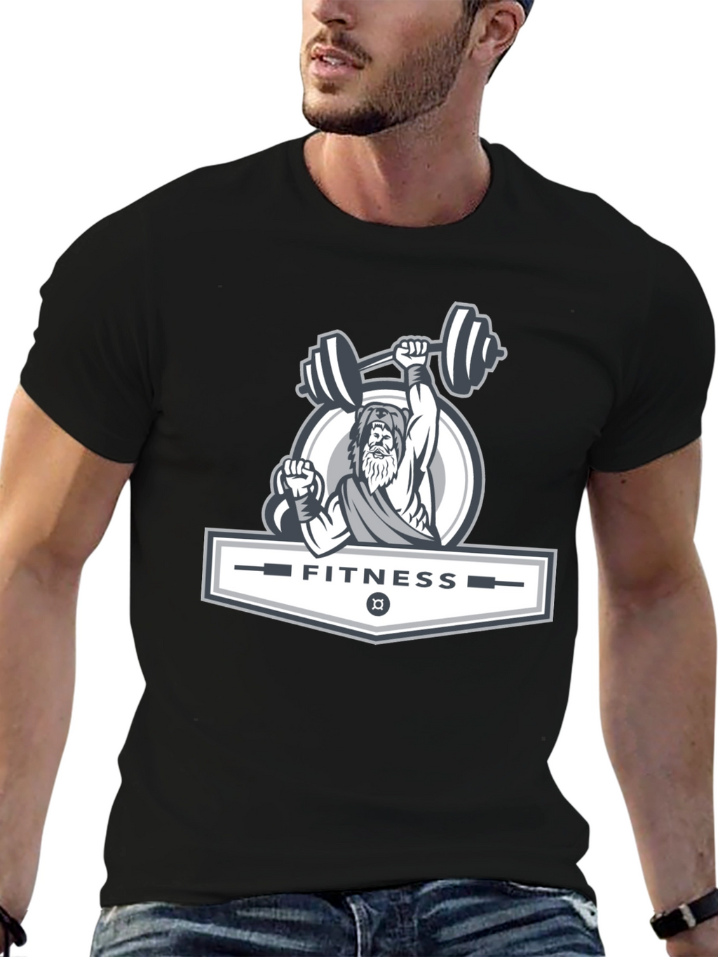 Fitness Zeus Graphic Tee - Power and Style