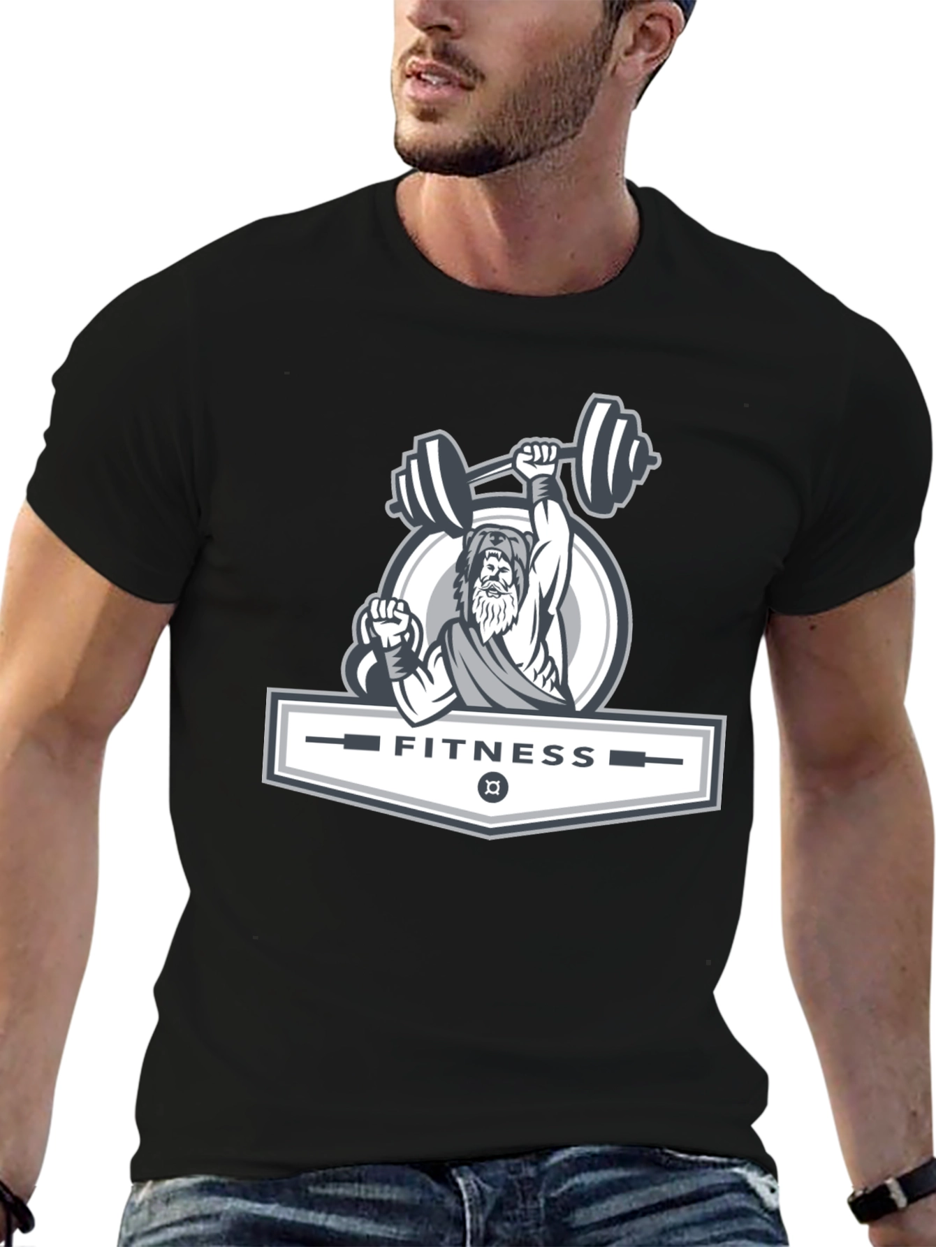 Fitness Zeus Graphic Tee - Power and Style