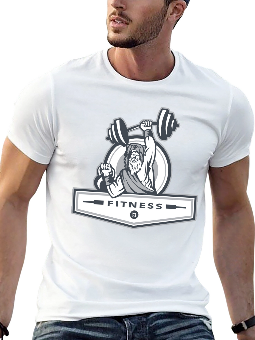 Fitness Zeus Graphic Tee - Power and Style