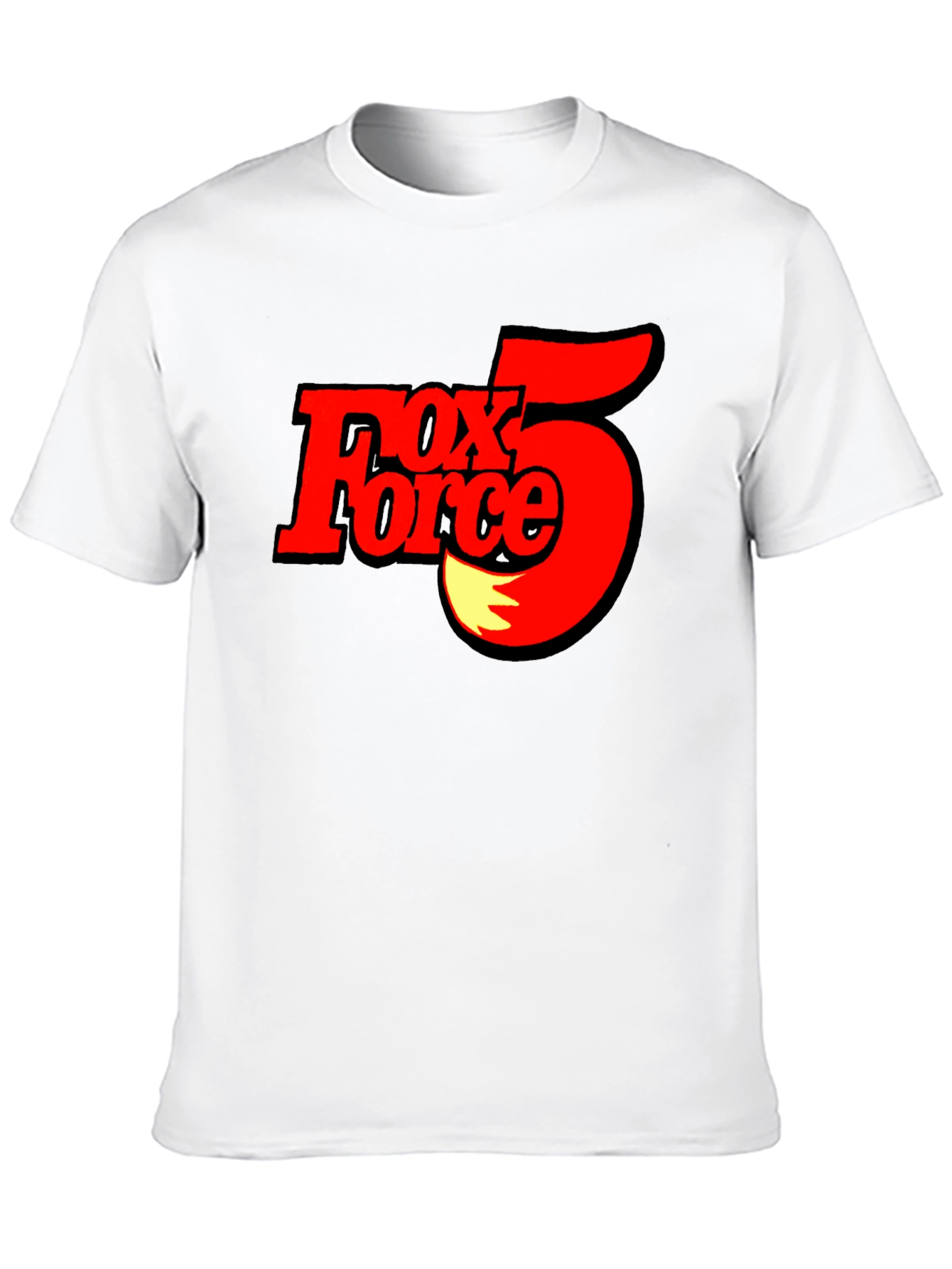 Fox Force 5 T-Shirt - Black Cotton Tee