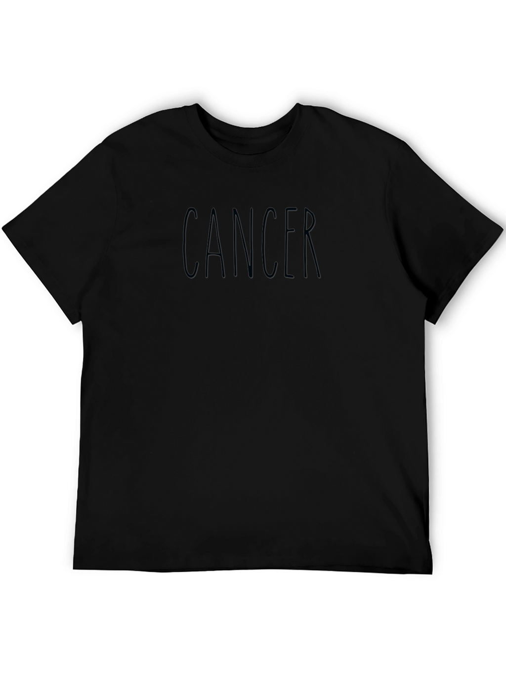 Cancer Zodiac Black Graphic T-Shirt