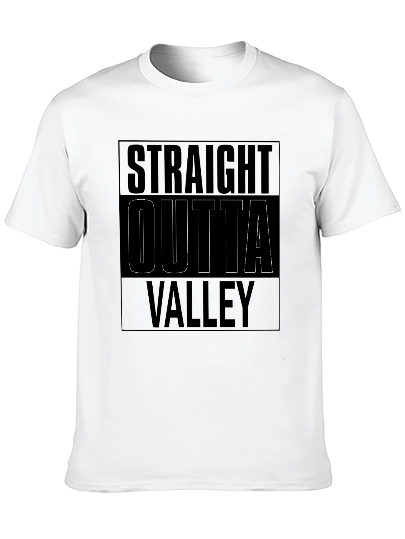 Straight Outta Valley T-Shirt - Classic Design