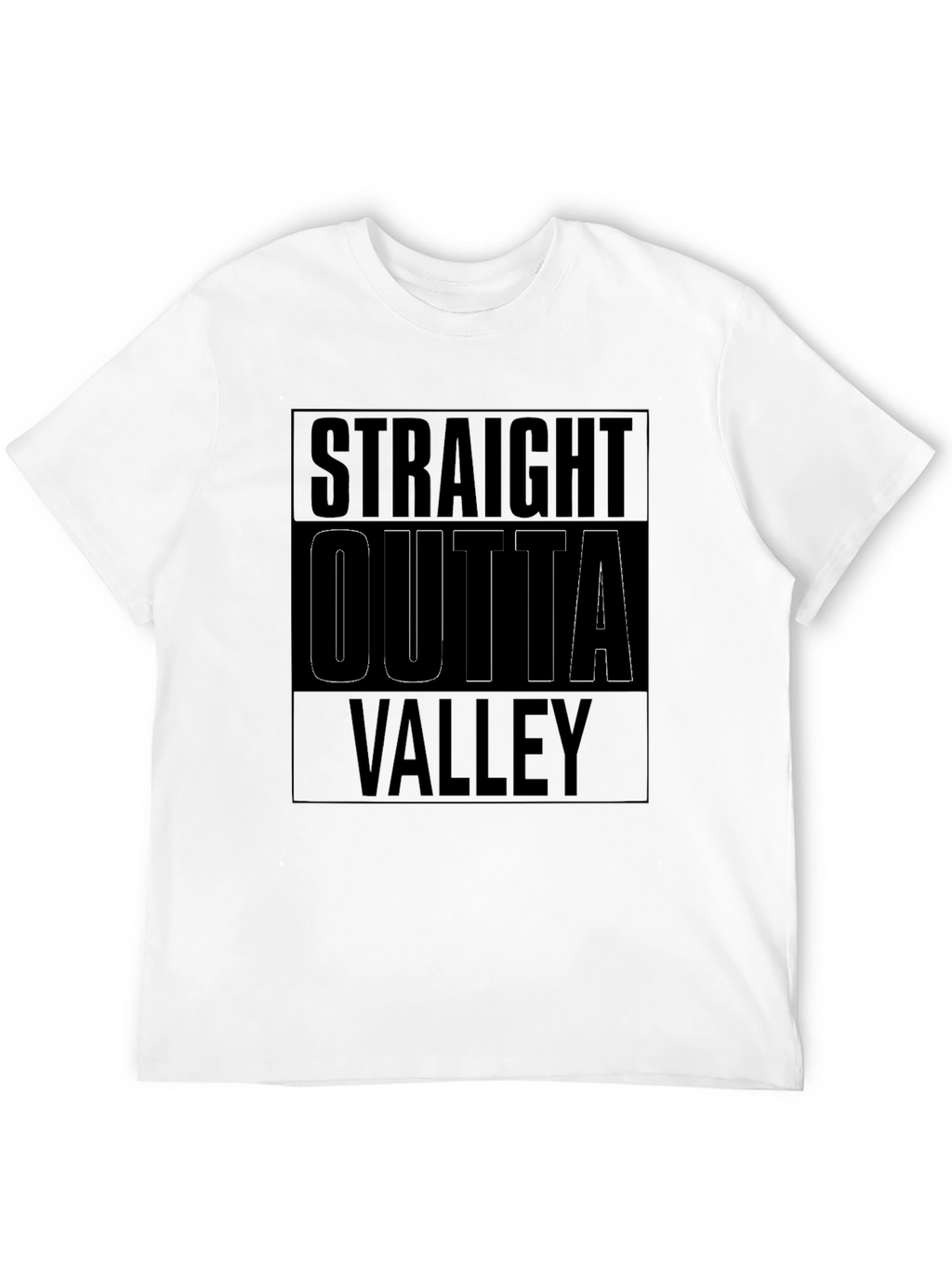 Straight Outta Valley T-Shirt - Classic Design