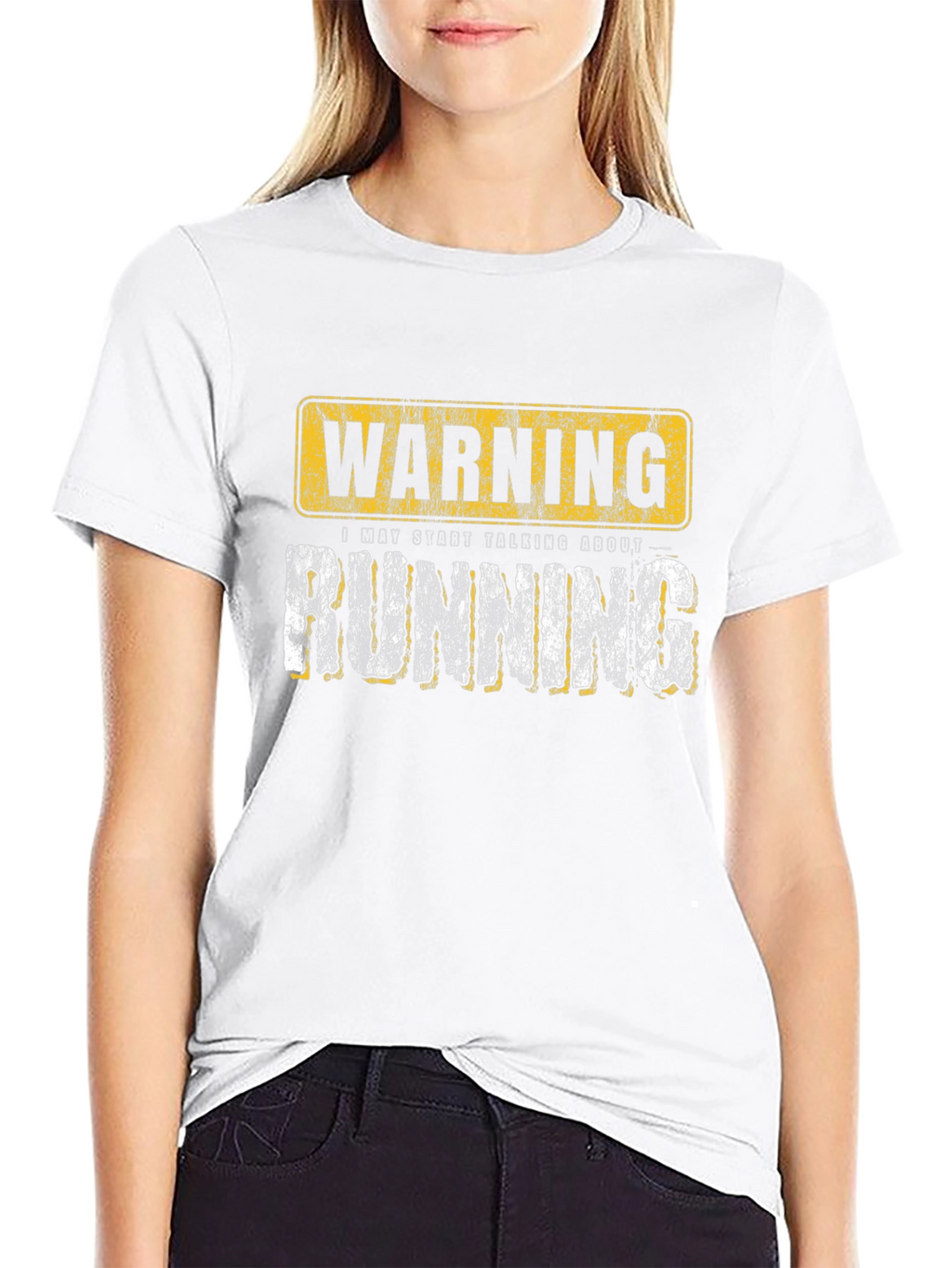 Warning Running Graphic T-Shirt