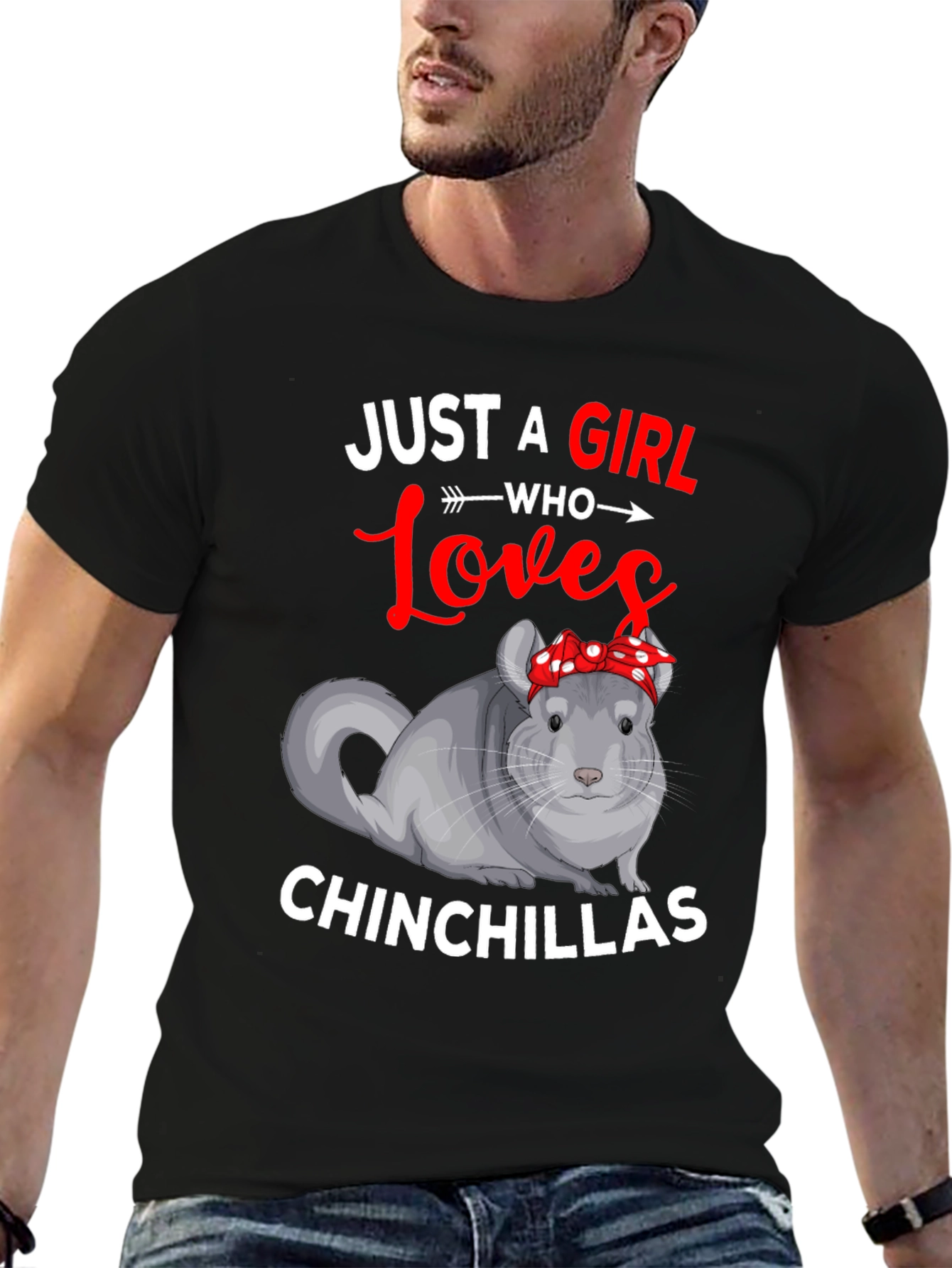 Chinchilla Lover Graphic T-Shirt