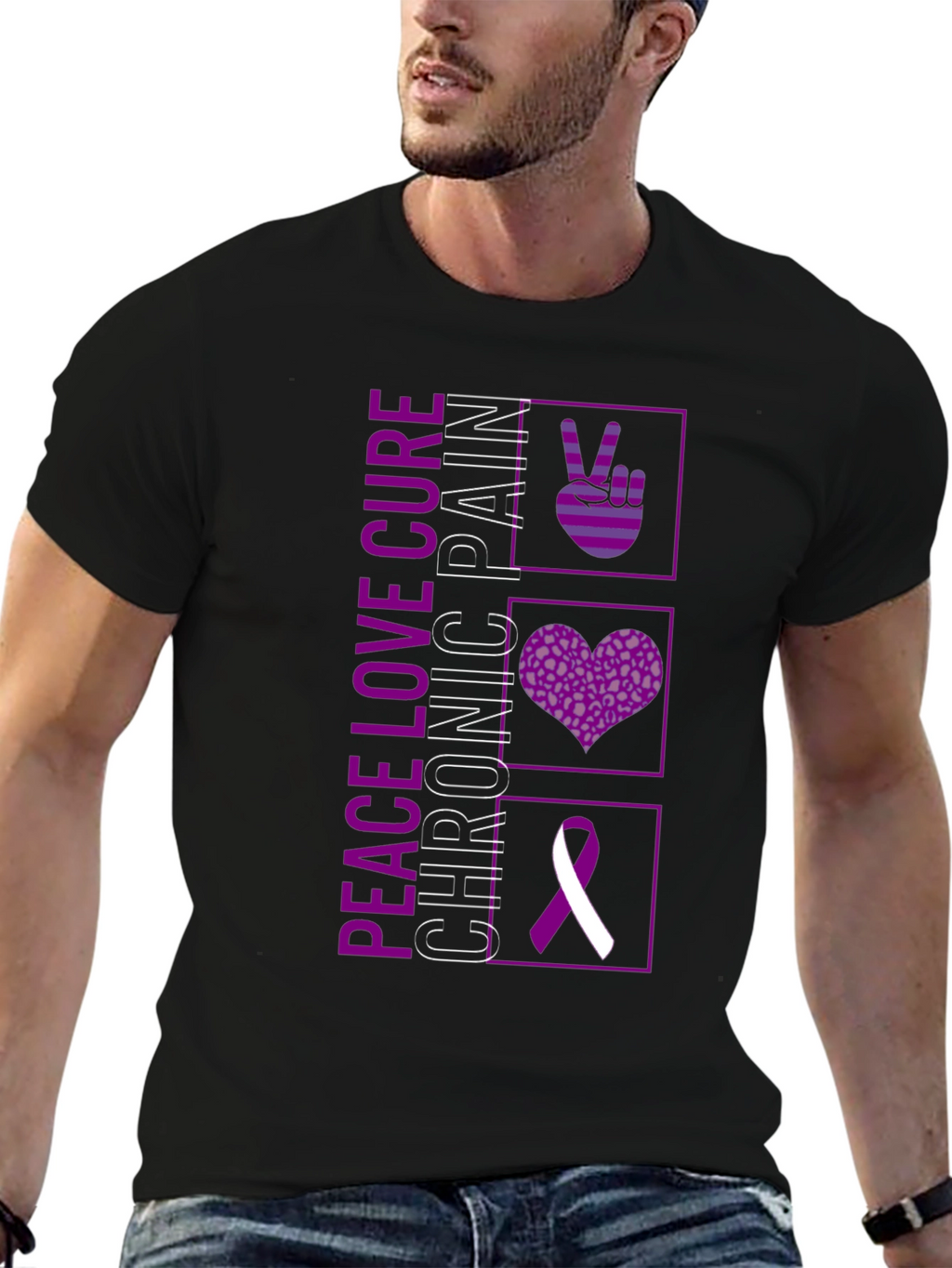 Peace Love Cure Chronic Pain T-Shirt