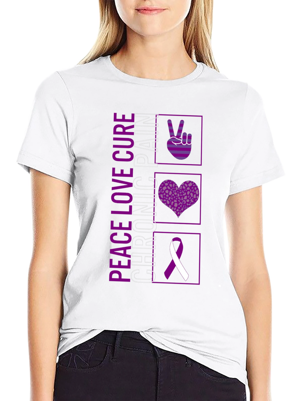 Peace Love Cure Chronic Pain T-Shirt