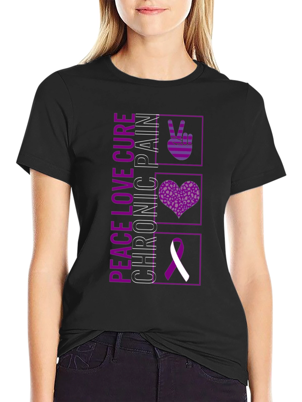 Peace Love Cure Chronic Pain T-Shirt