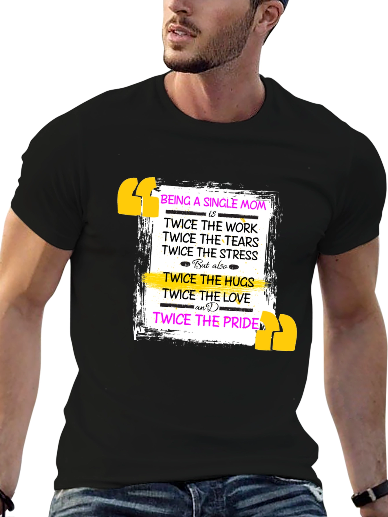 Single Mom Pride T-Shirt - Twice The Love!