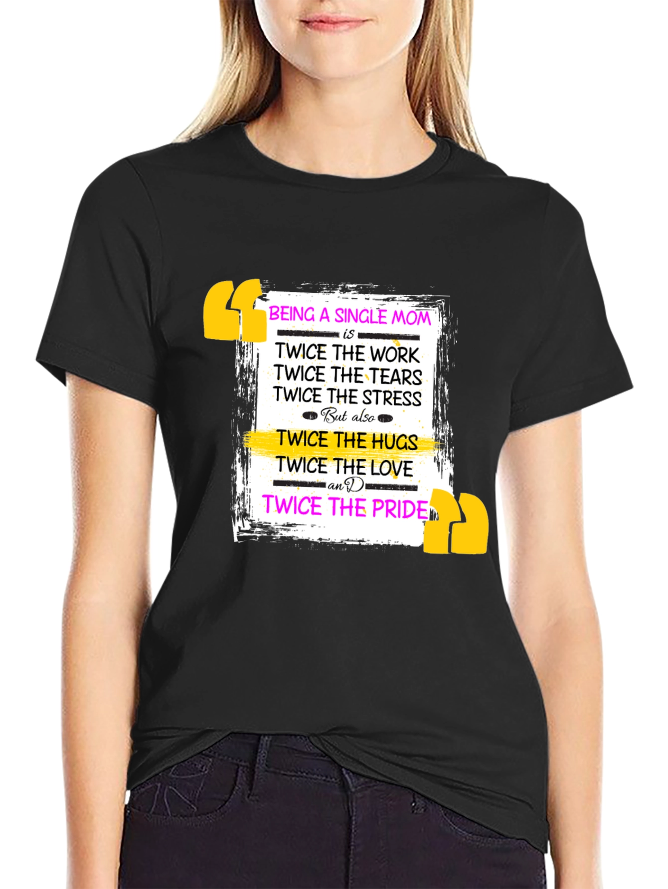 Single Mom Pride T-Shirt - Twice The Love!