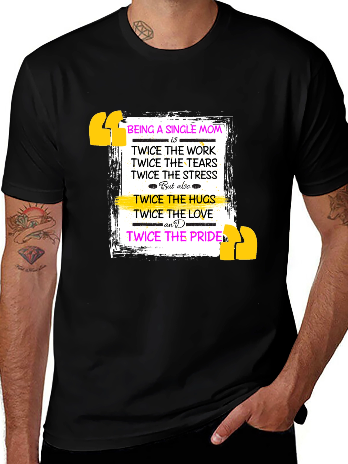 Single Mom Pride T-Shirt - Twice The Love!