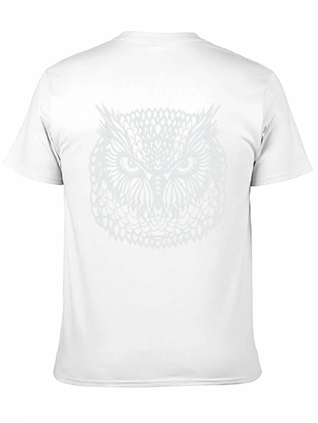 Owl Graphic Print Black T-Shirt