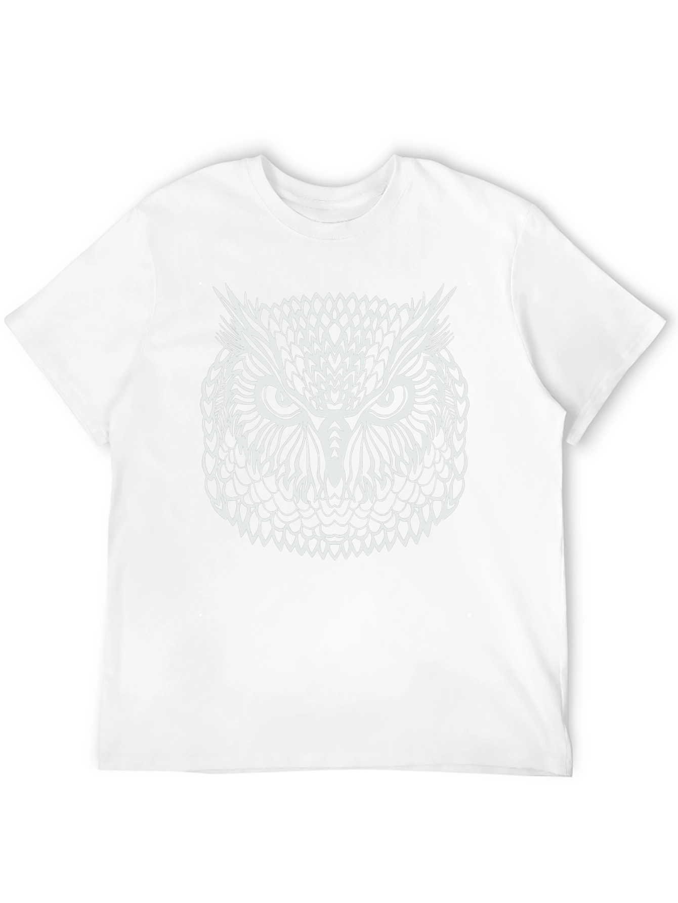 Owl Graphic Print Black T-Shirt