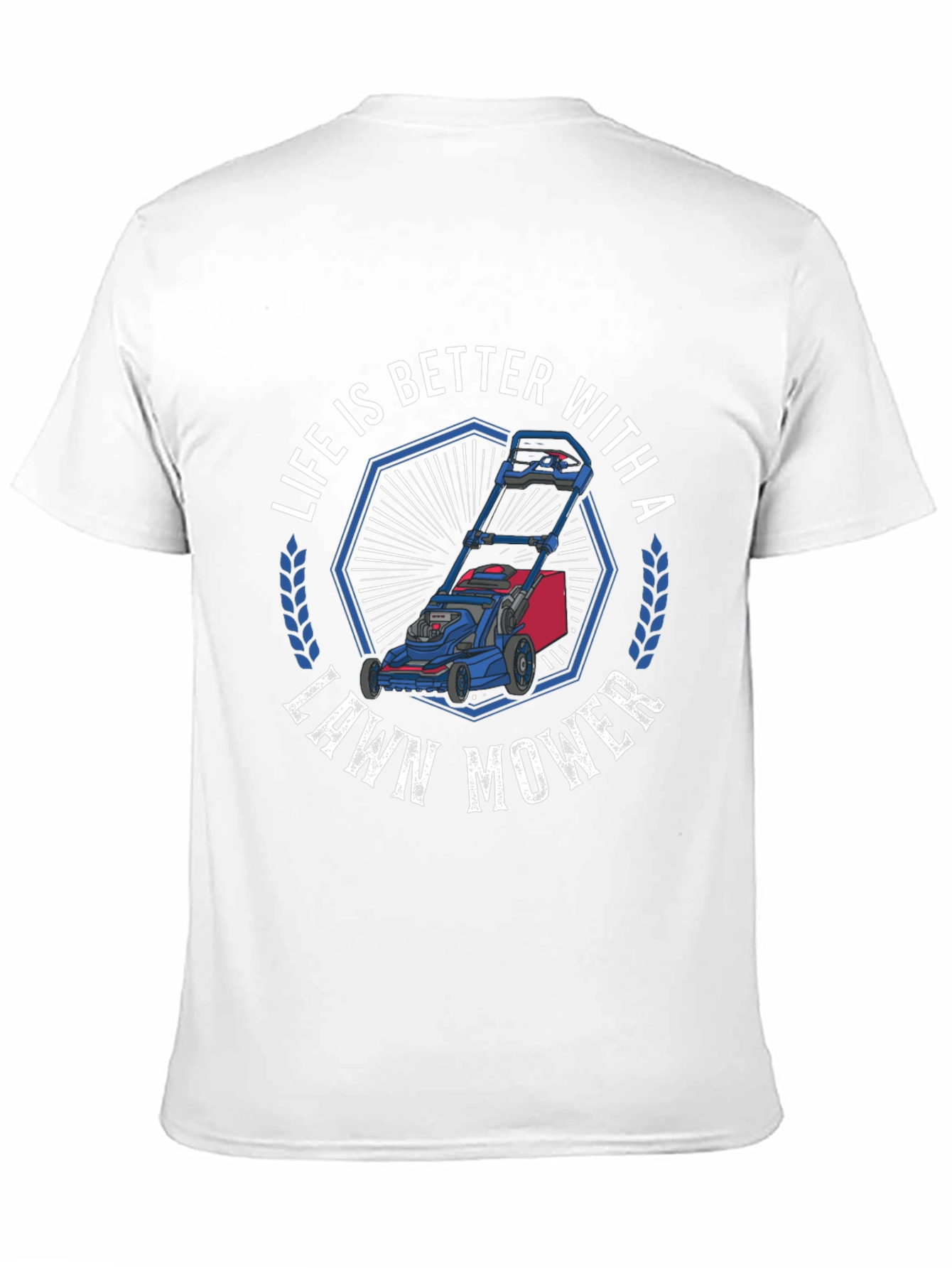 Life is Better with a Lawn Mower Black Graphic Tee