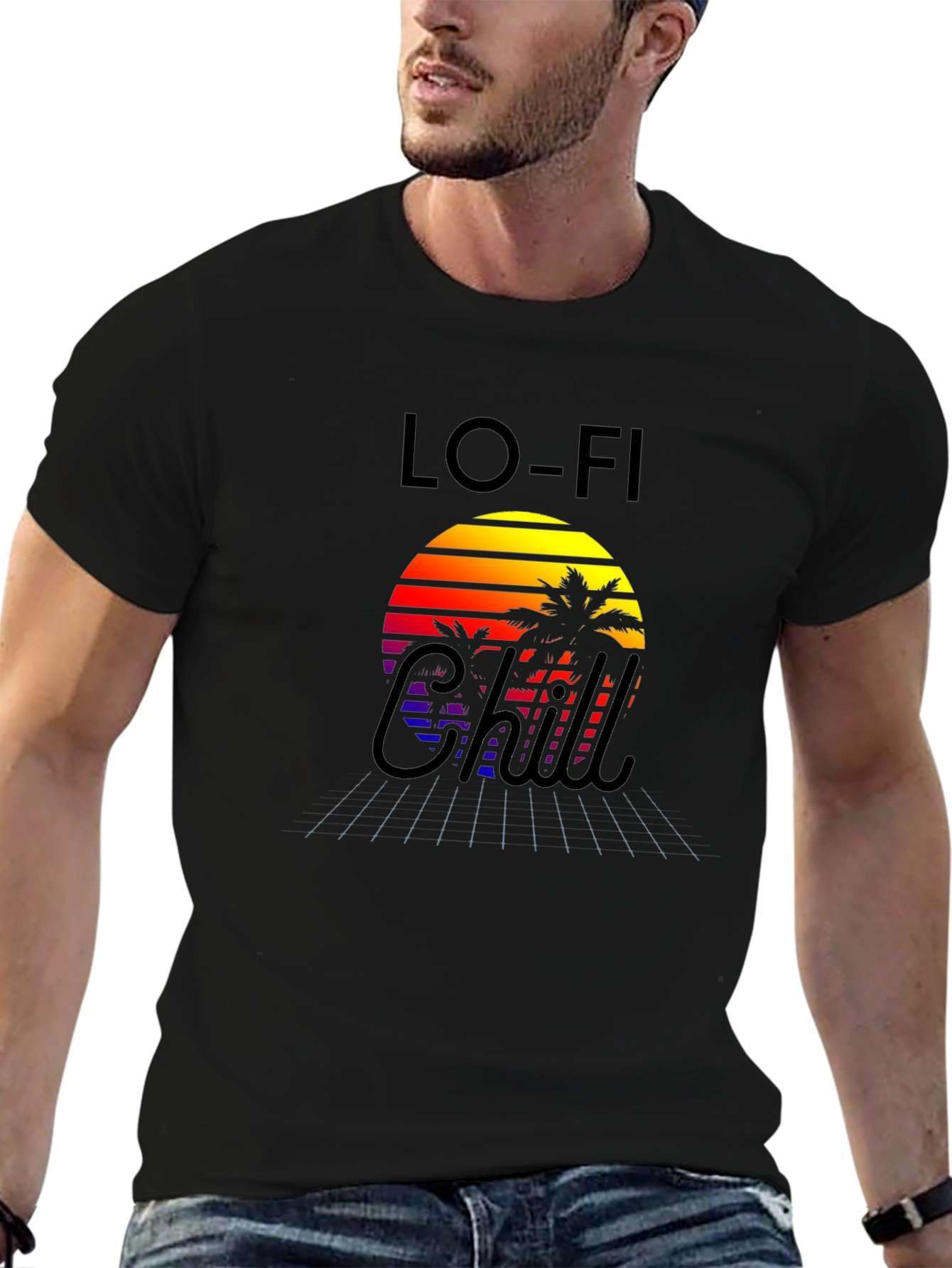 Lo-fi Chill Graphic Tee - Retro Vibe