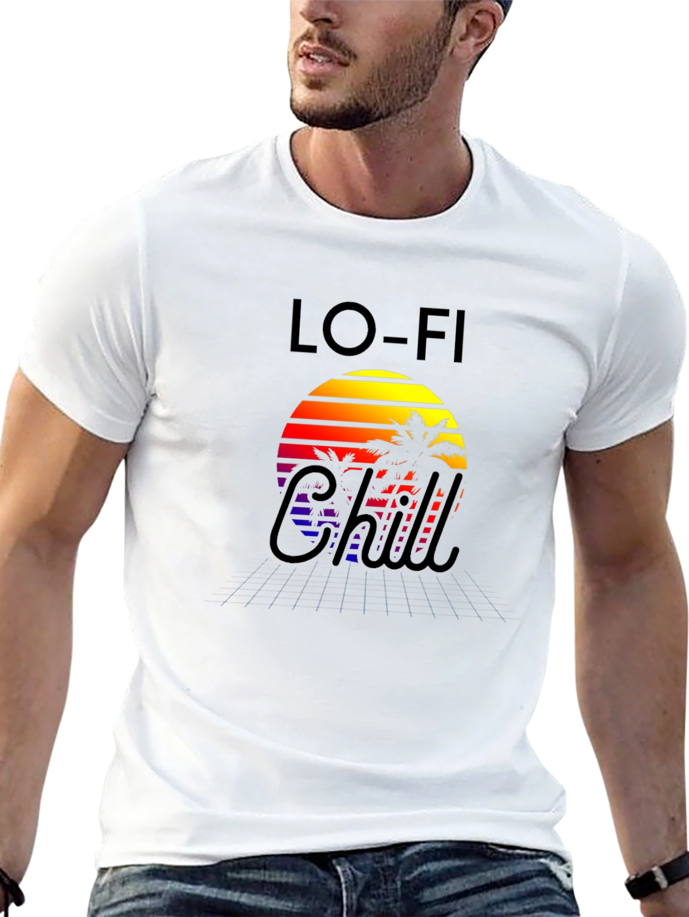 Lo-fi Chill Graphic Tee - Retro Vibe