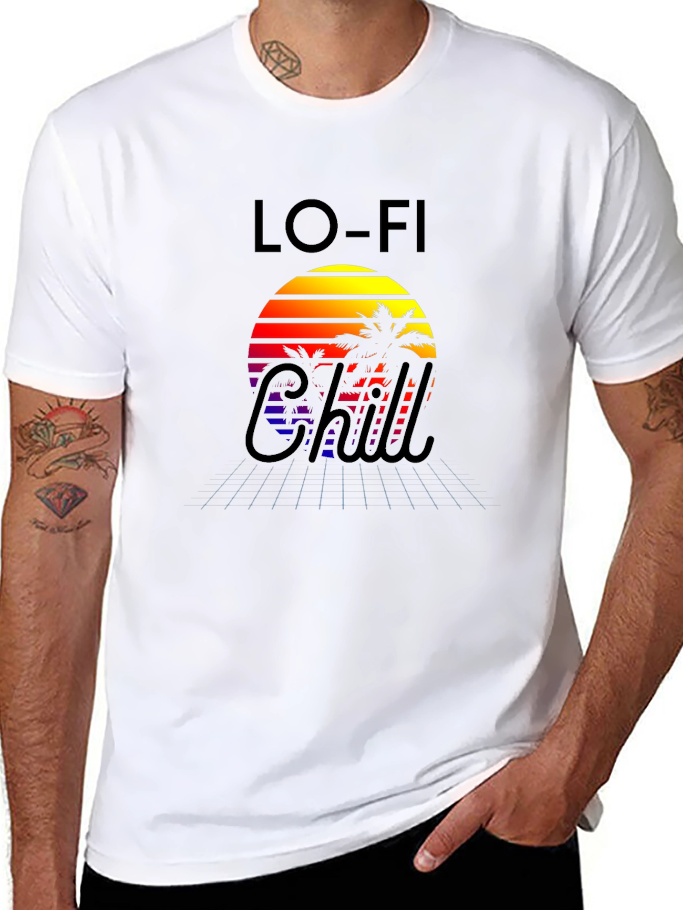 Lo-fi Chill Graphic Tee - Retro Vibe