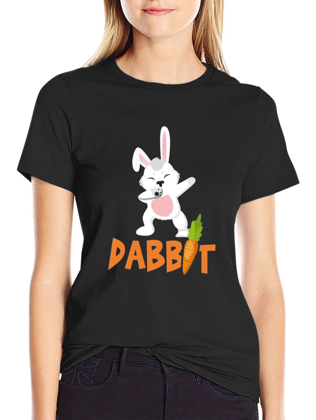 Dabbit T-Shirt - Easter Bunny Dab Carrot Tee