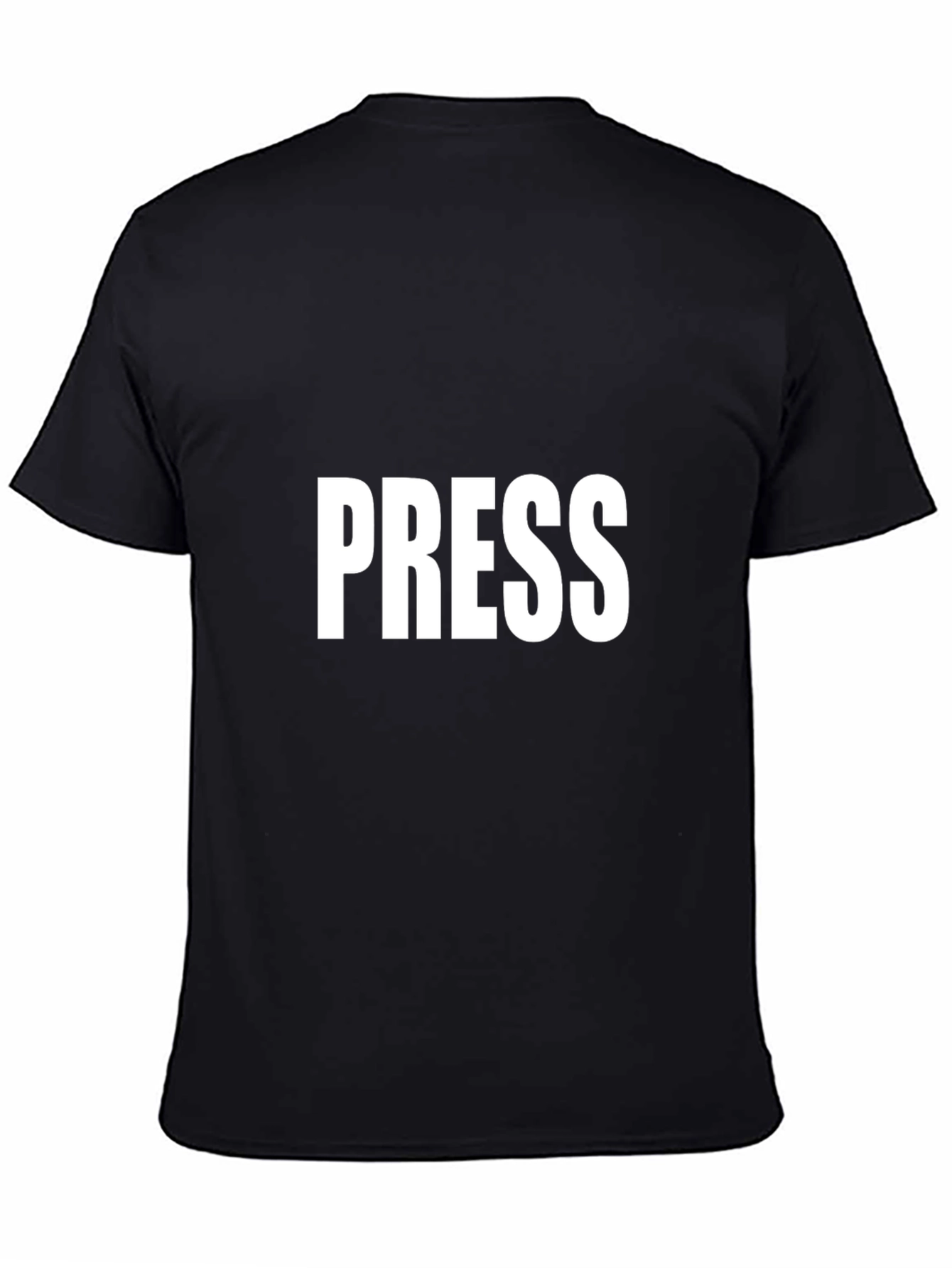 PRESS Black T-Shirt - Journalist Apparel