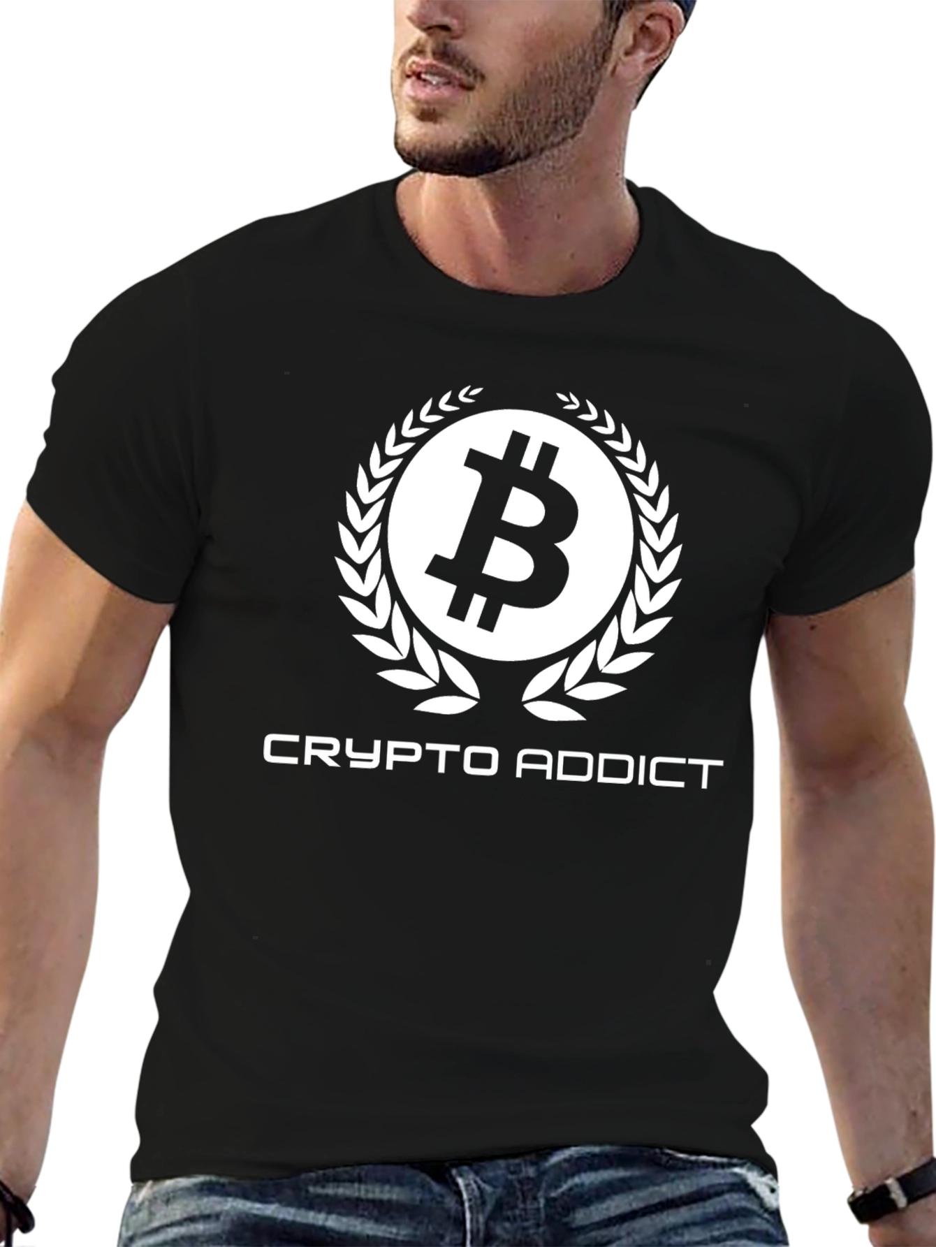 Crypto Addict Black T-Shirt