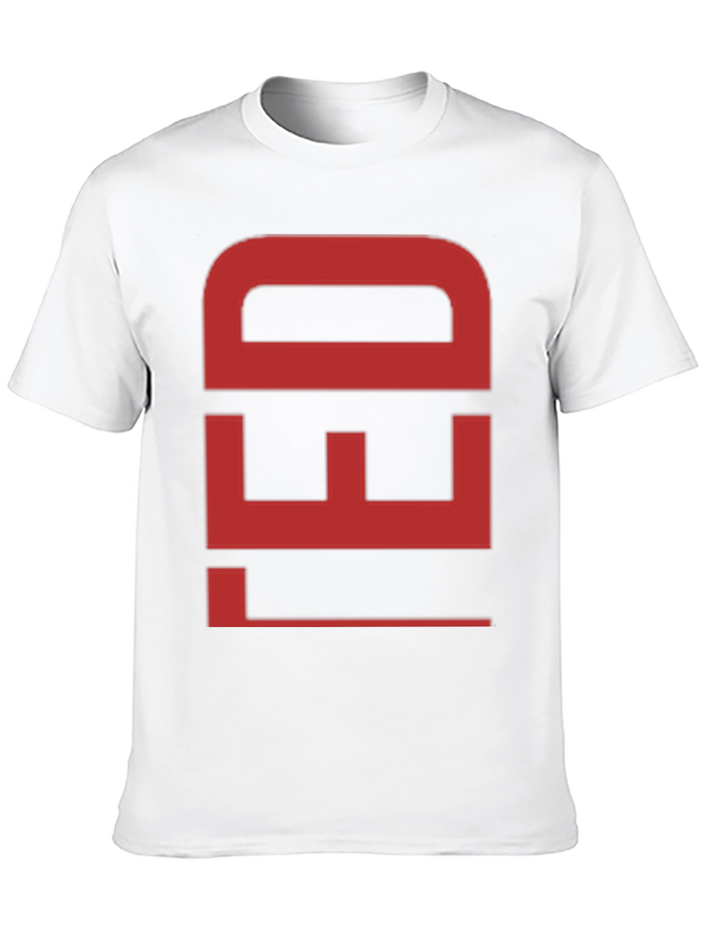 Bold Red Graphic Print Black Cotton T-Shirt
