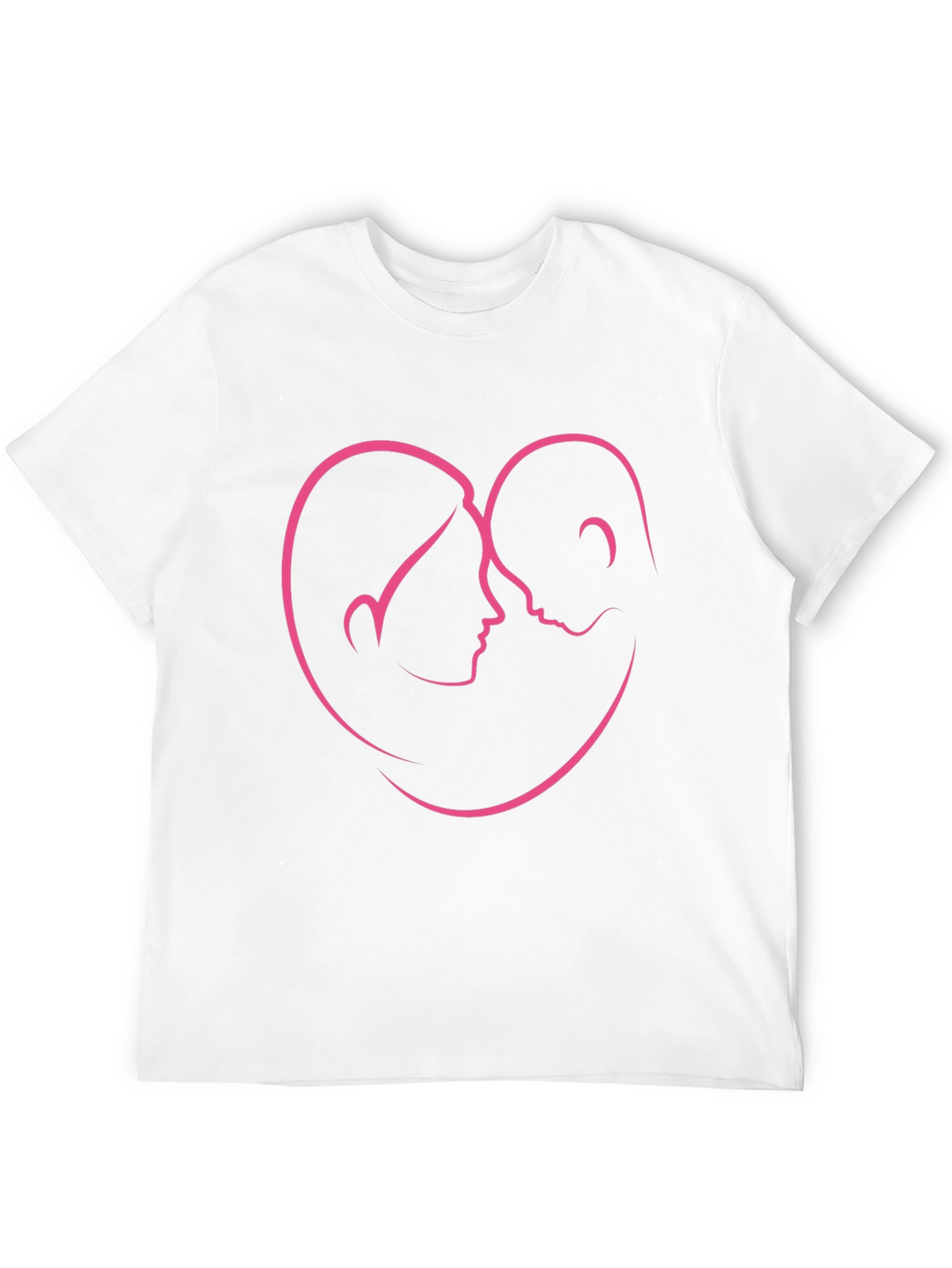 Love Heart Couple Outline T-Shirt