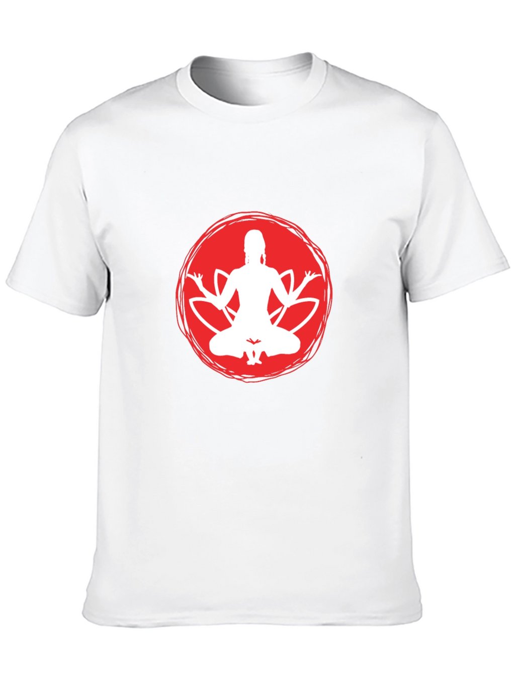 Yoga Meditation Black T-Shirt