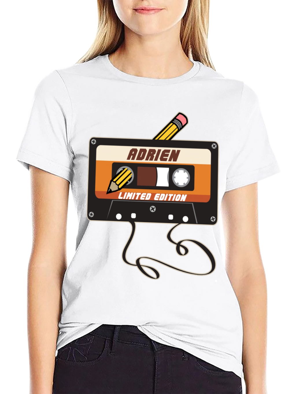 Retro Cassette Tape Adrien Limited Edition T-Shirt
