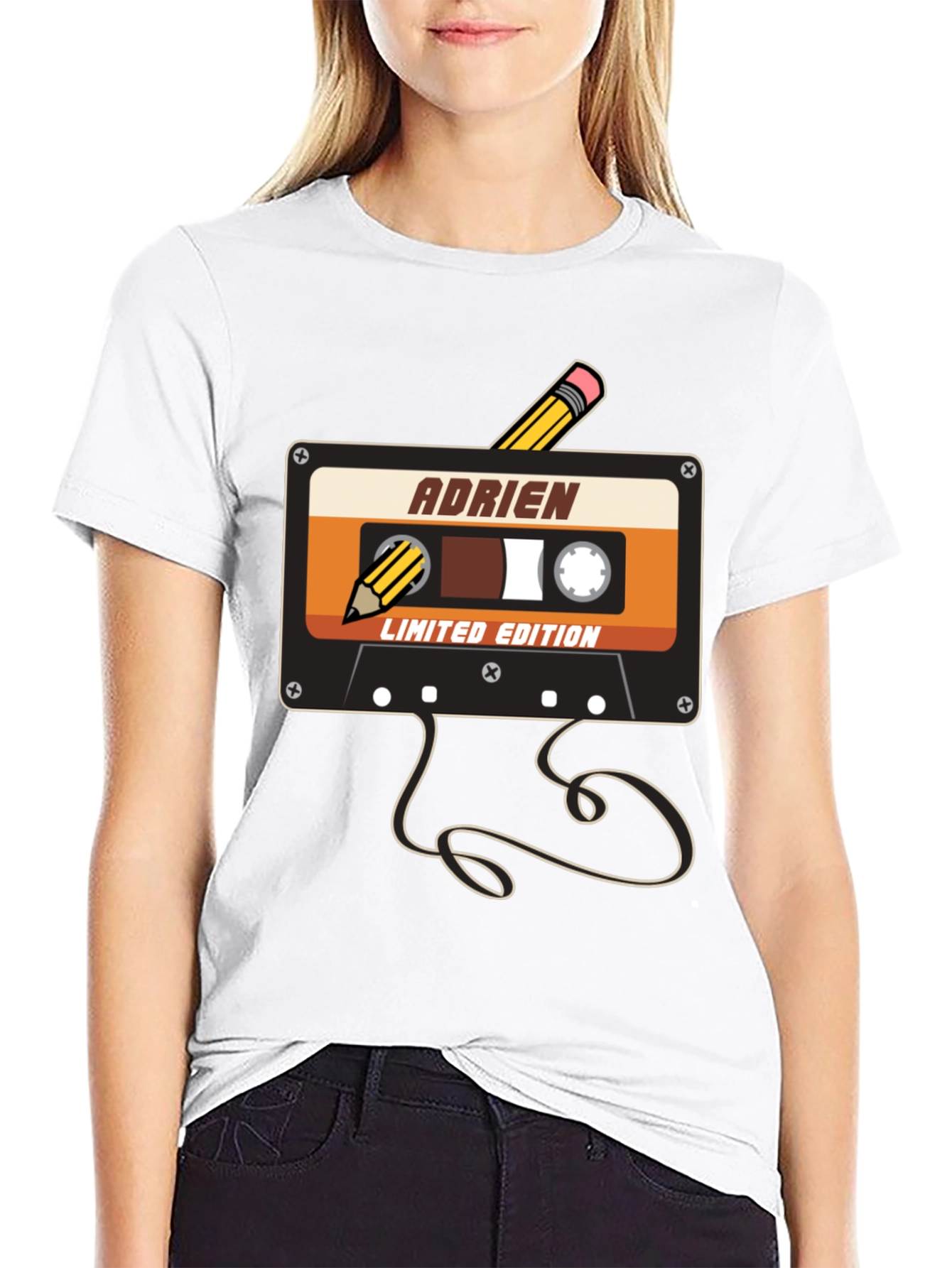 Retro Cassette Tape Adrien Limited Edition T-Shirt
