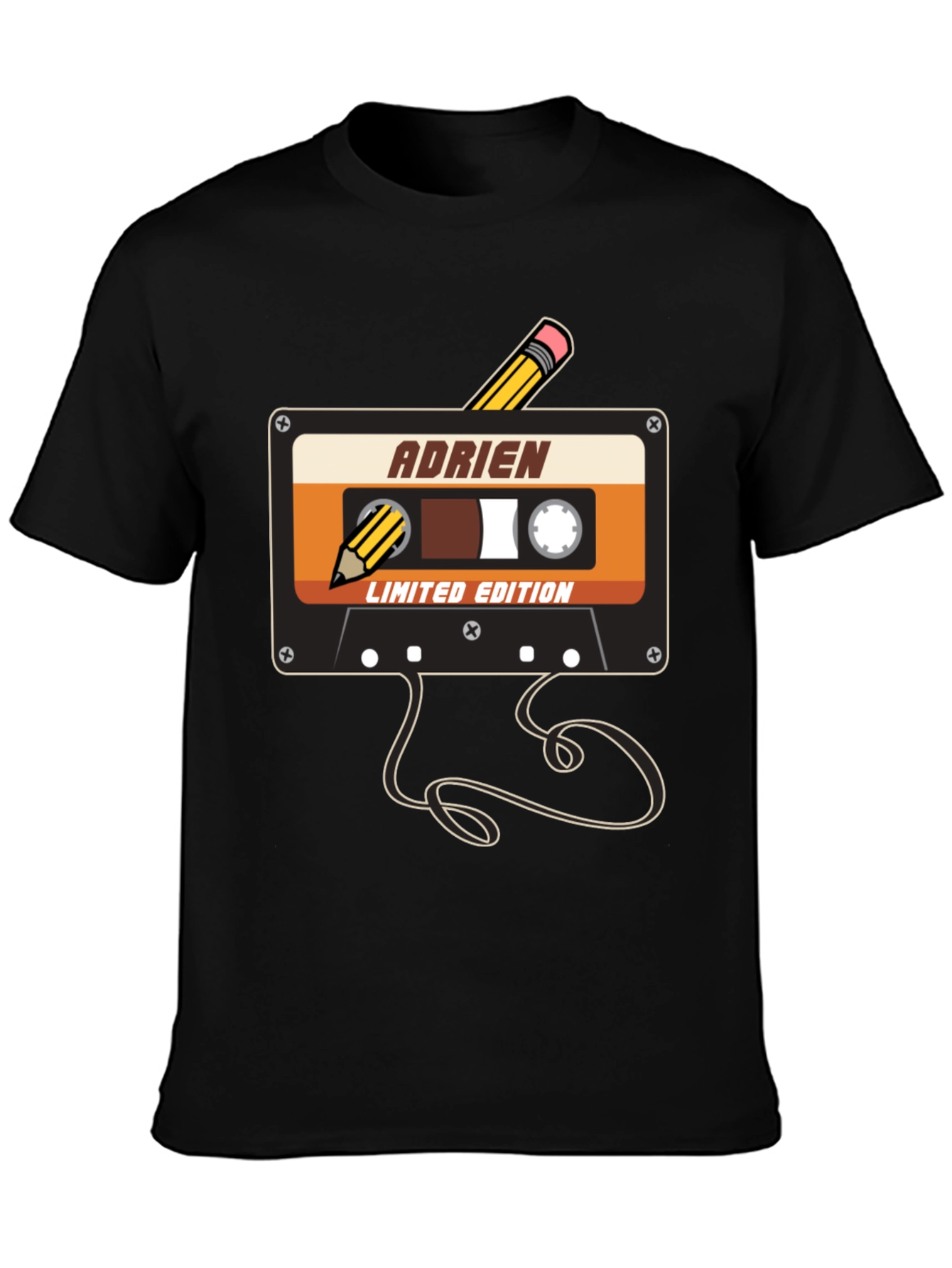 Retro Cassette Tape Adrien Limited Edition T-Shirt