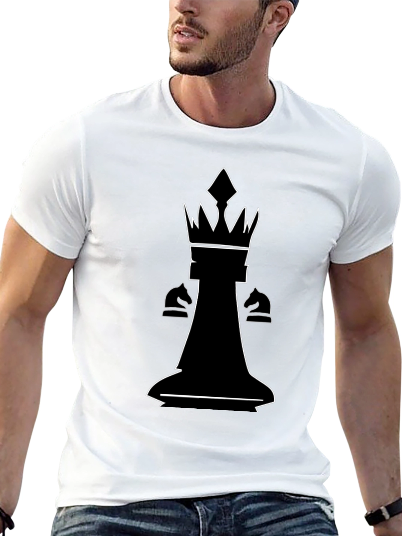 Chess Piece Graphic T-Shirt