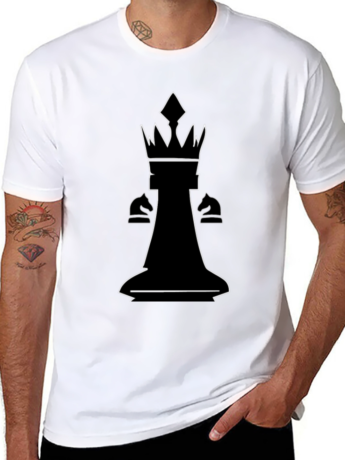 Chess Piece Graphic T-Shirt